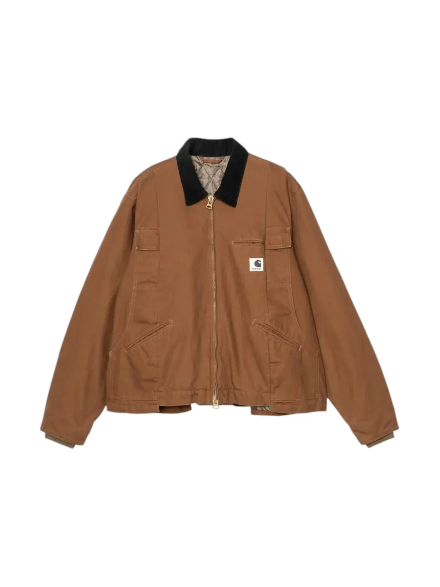Мужская куртка Carhartt WIP x Sacai Duck Jacket Carhartt — изображение 1 из 2, темный бежевый