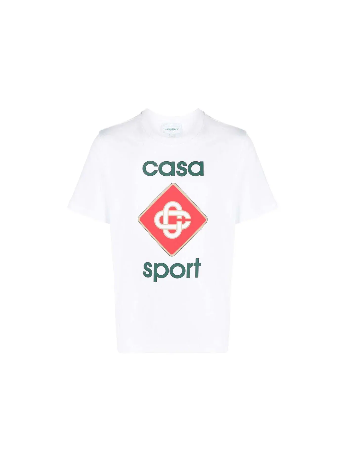 Мужская футболка Casablanca Casa Sport T-Shirt — изображение 1 из 1, белый