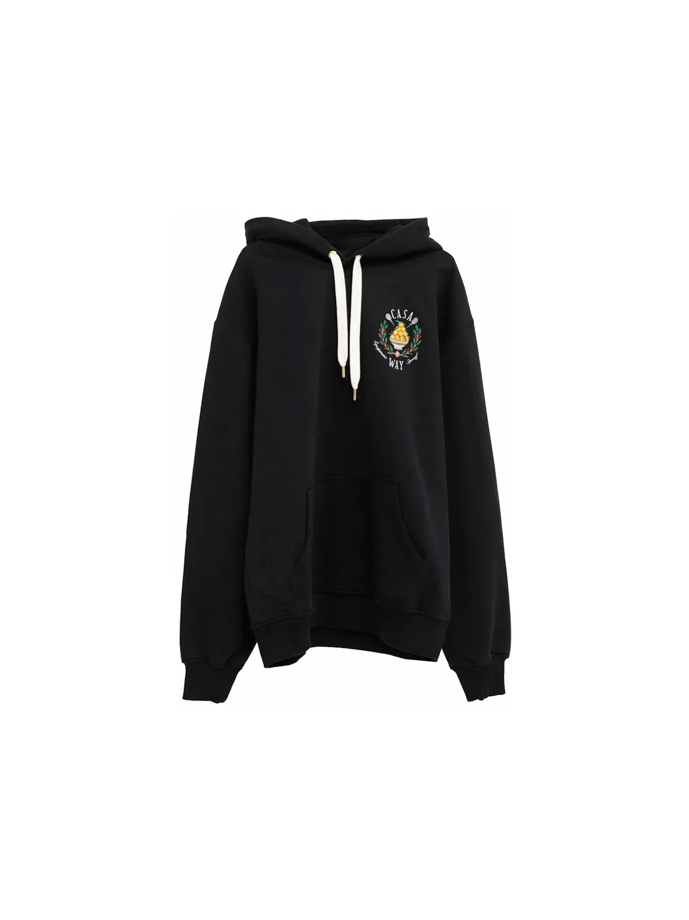 Мужская худи с вышивкой Casablanca Casa Way Embroidered Hoodie — изображение 1 из 1, черный