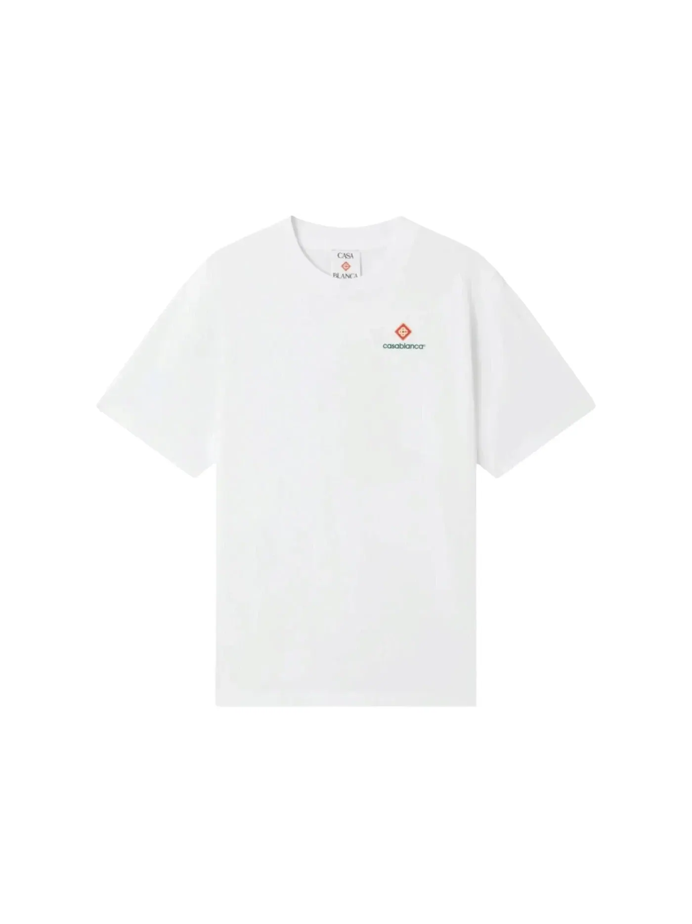 Мужская футболка с принтом Casablanca Classic Tee — изображение 1 из 1, белый