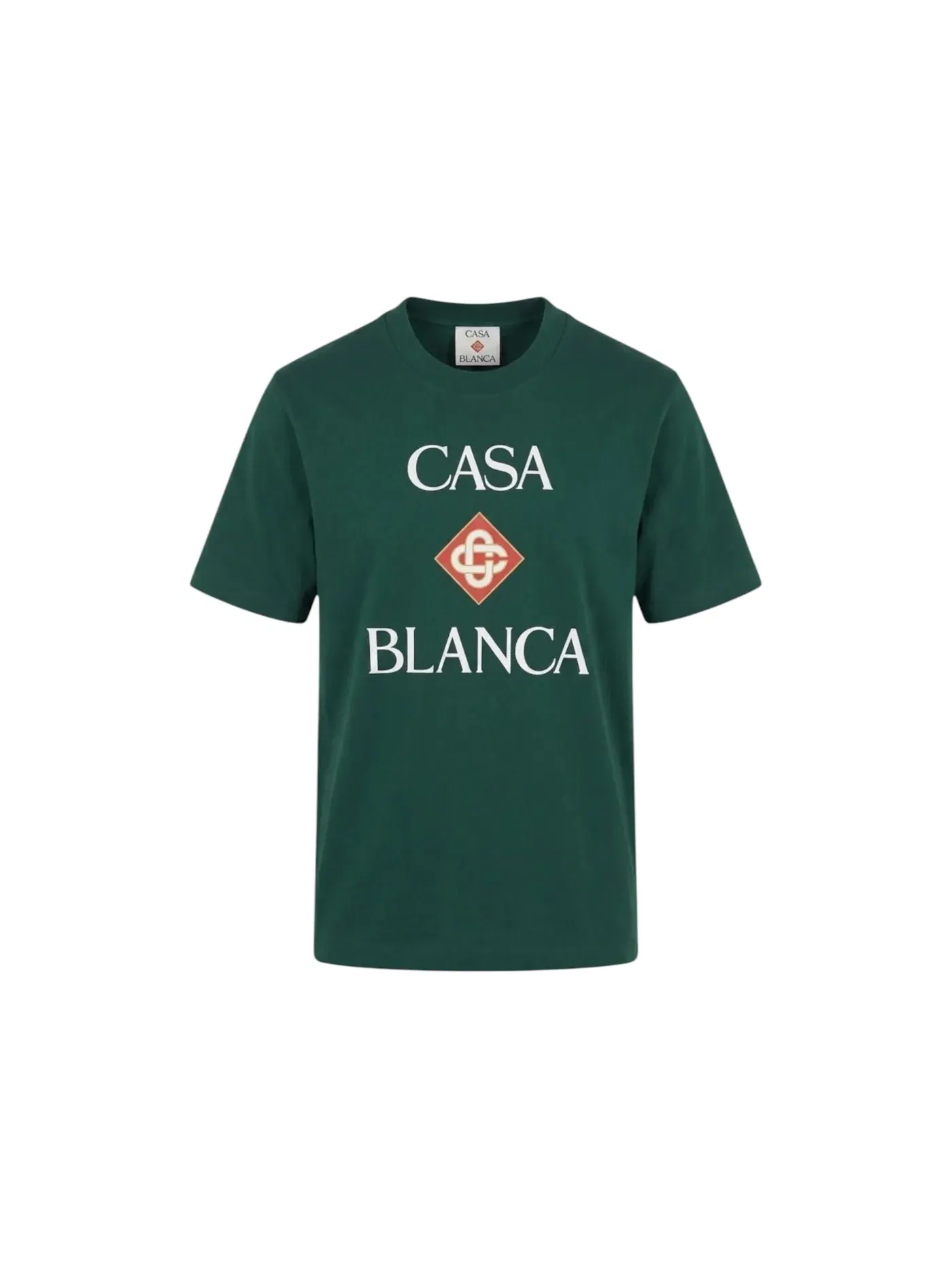 Мужская футболка с принтом Casablanca Tee — изображение 1 из 1, зеленый