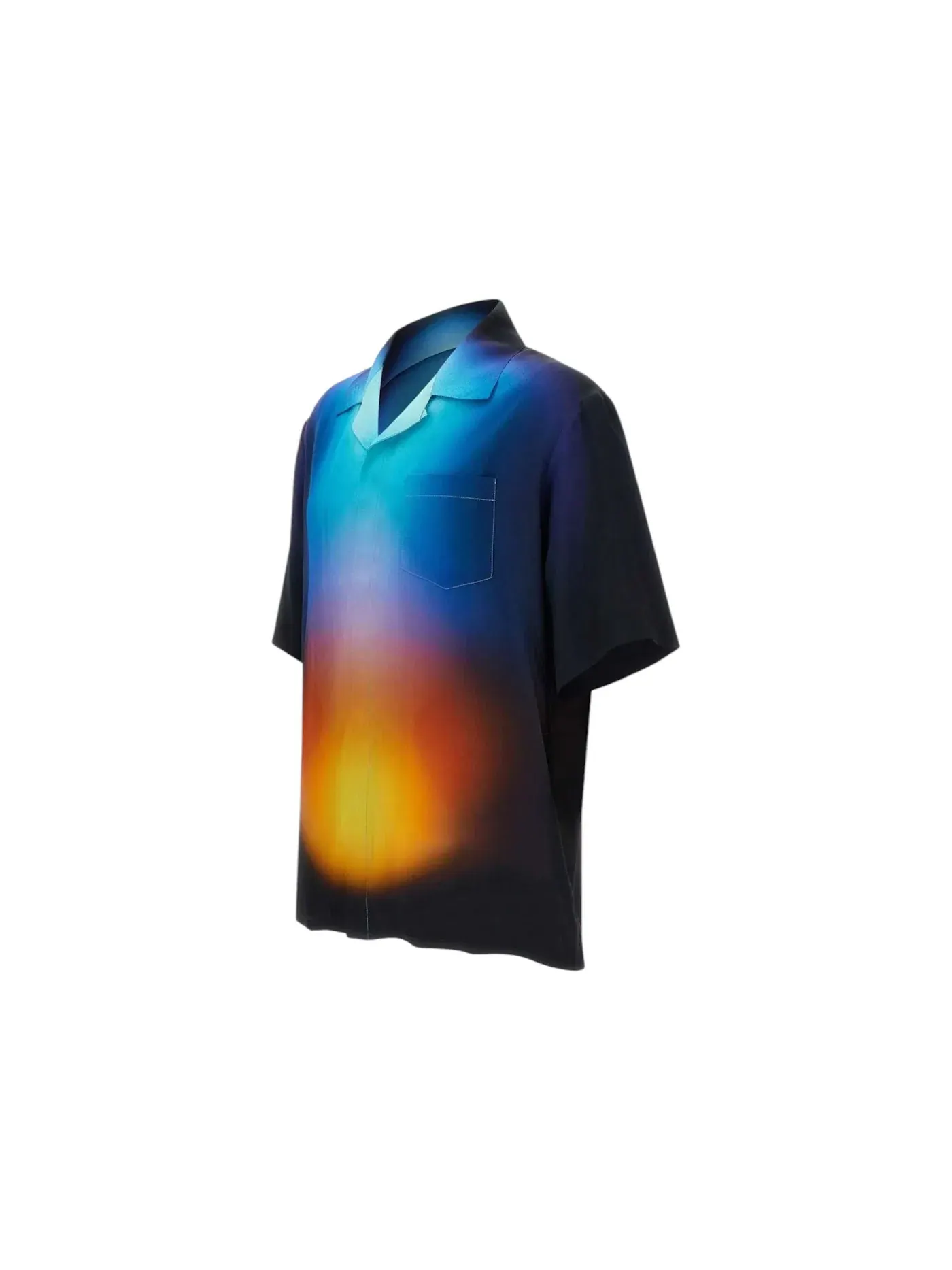 Мужская рубашка с коротким рукавом градиент Casablanca, Gradient — изображение 2 из 3