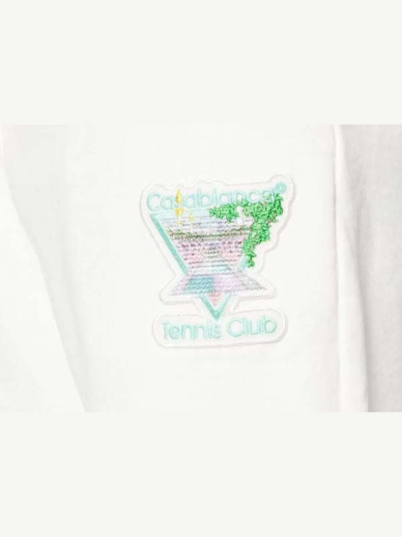Мужские спортивные штаны Casablanca Tennis Club Track Pants — изображение 2 из 2, белый