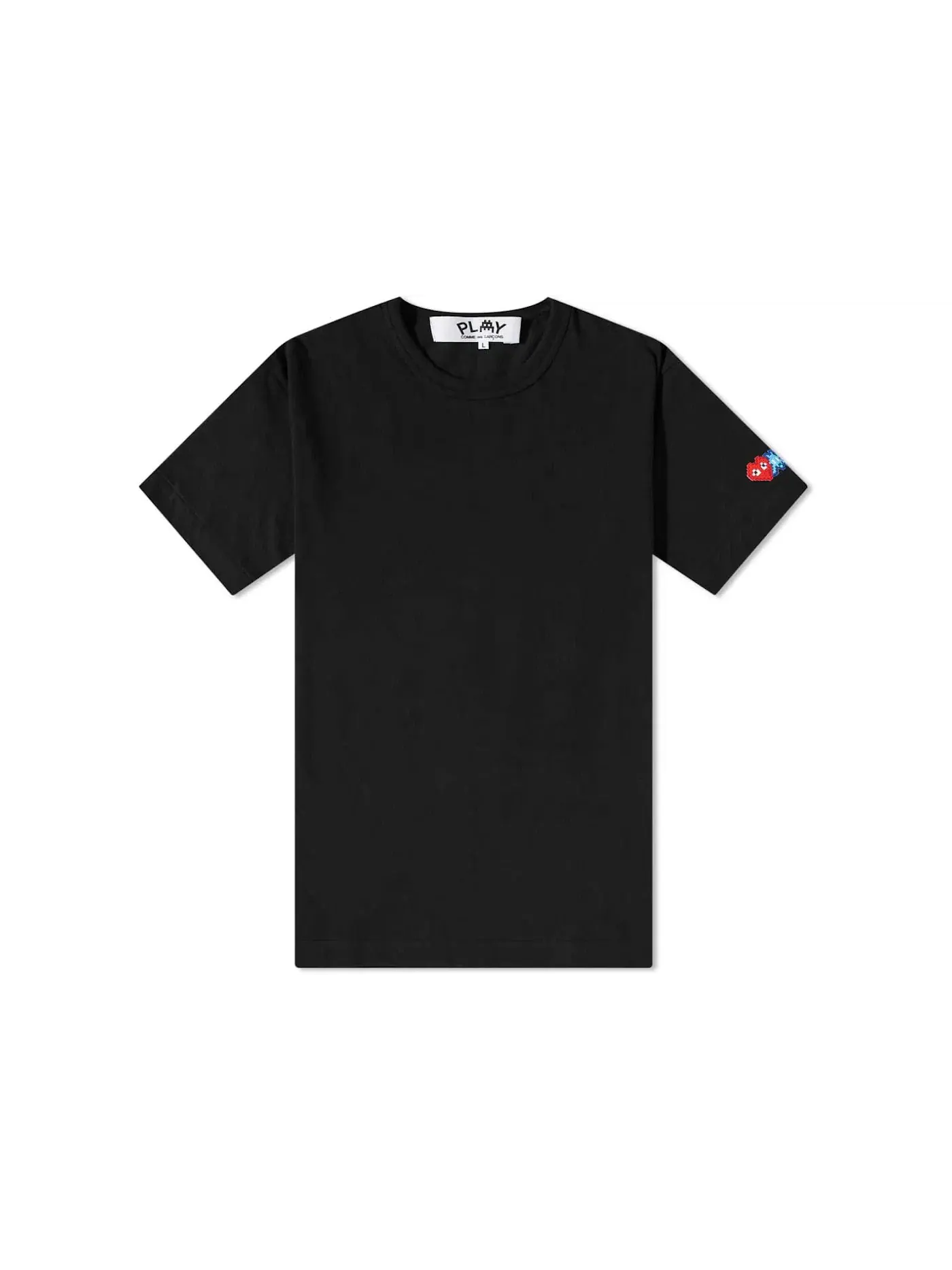 Унисекс футболка с принтом Comme des Garcons PLAY T-shirt — изображение 1 из 1, черный