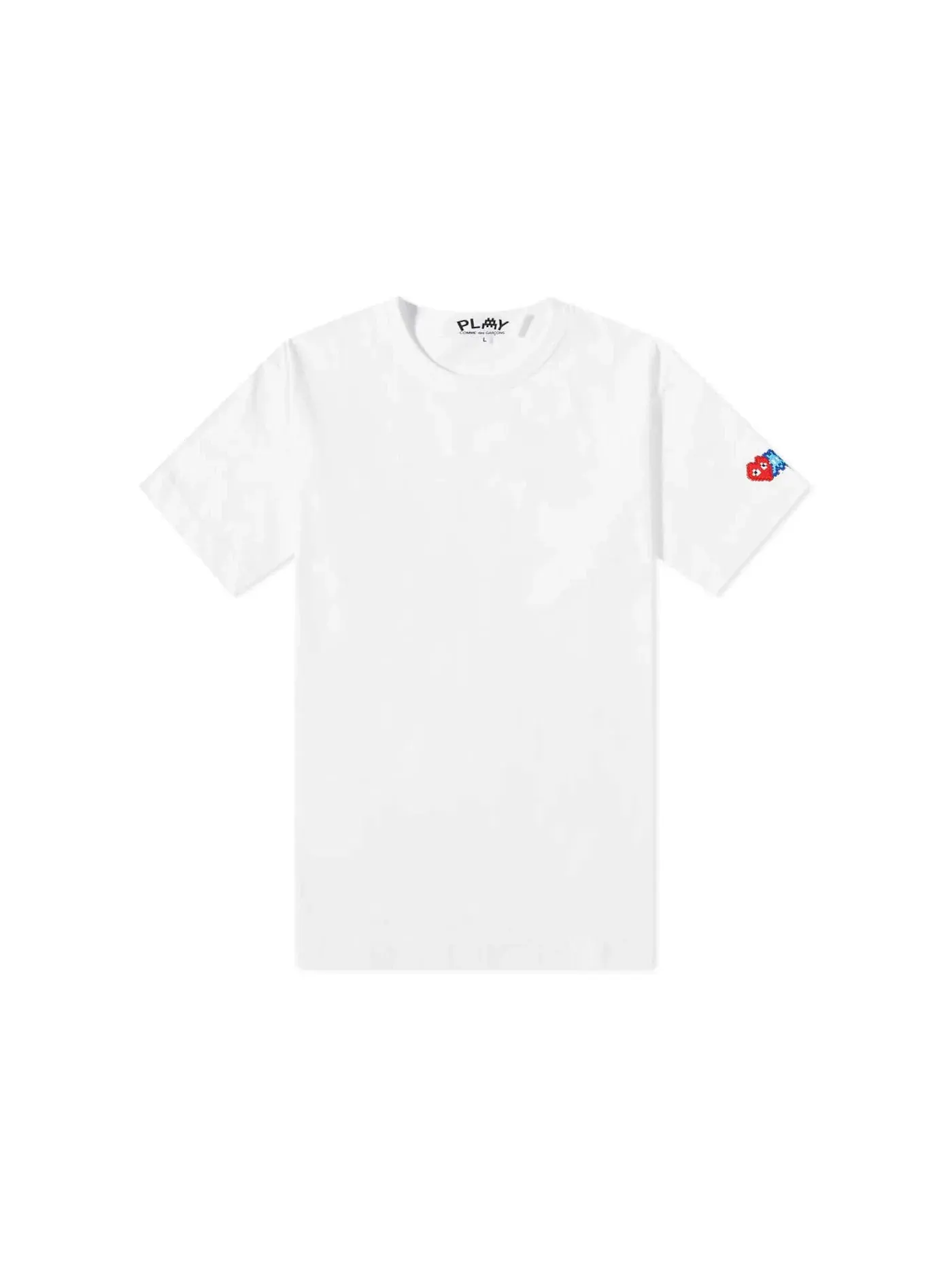 Футболка с принтом Invader Comme des Garcons PLAY — изображение 1 из 1, белый