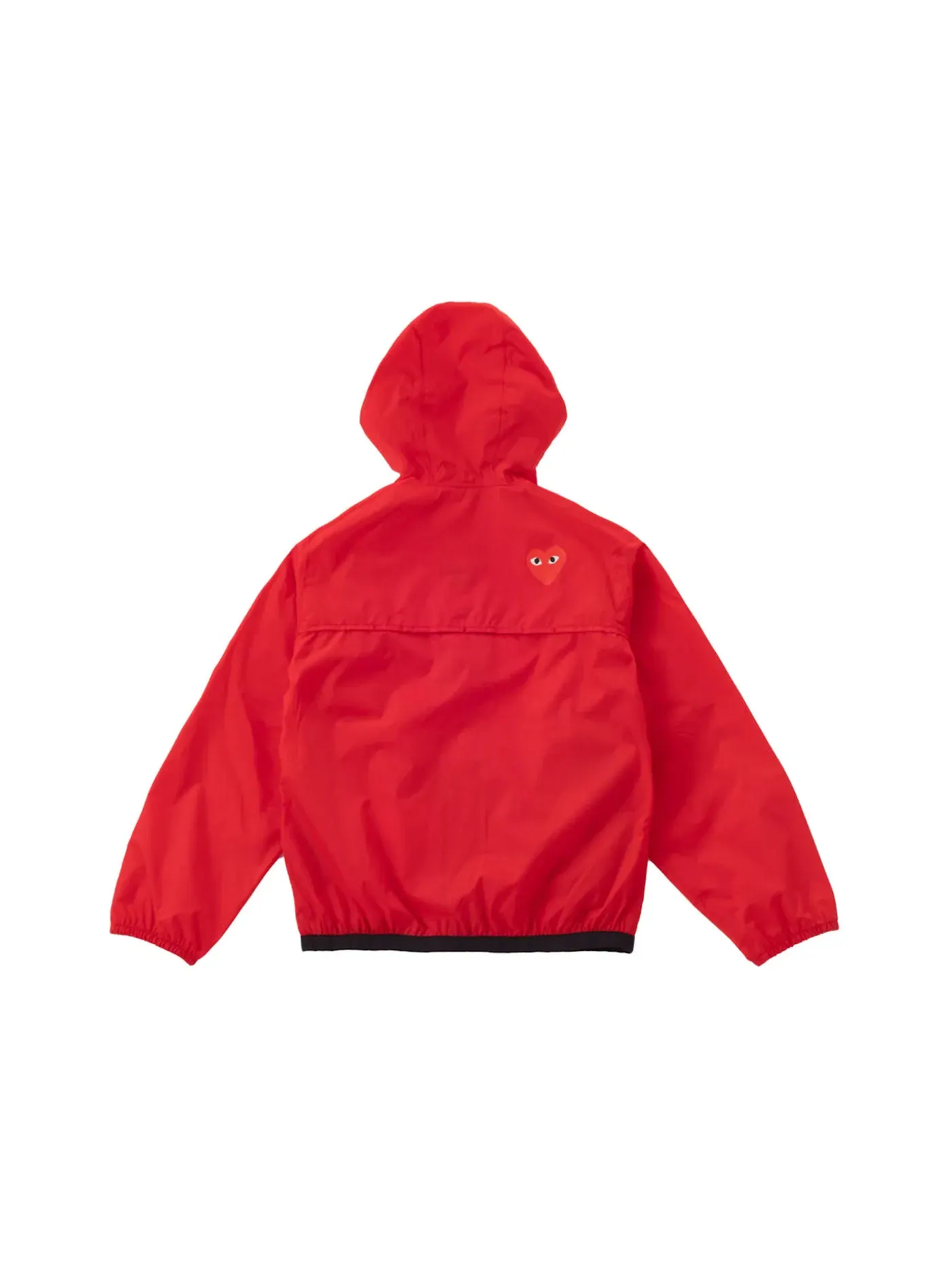 Детская куртка с полной застежкой-молнией Comme des Garcons PLAY — изображение 2 из 2, красный