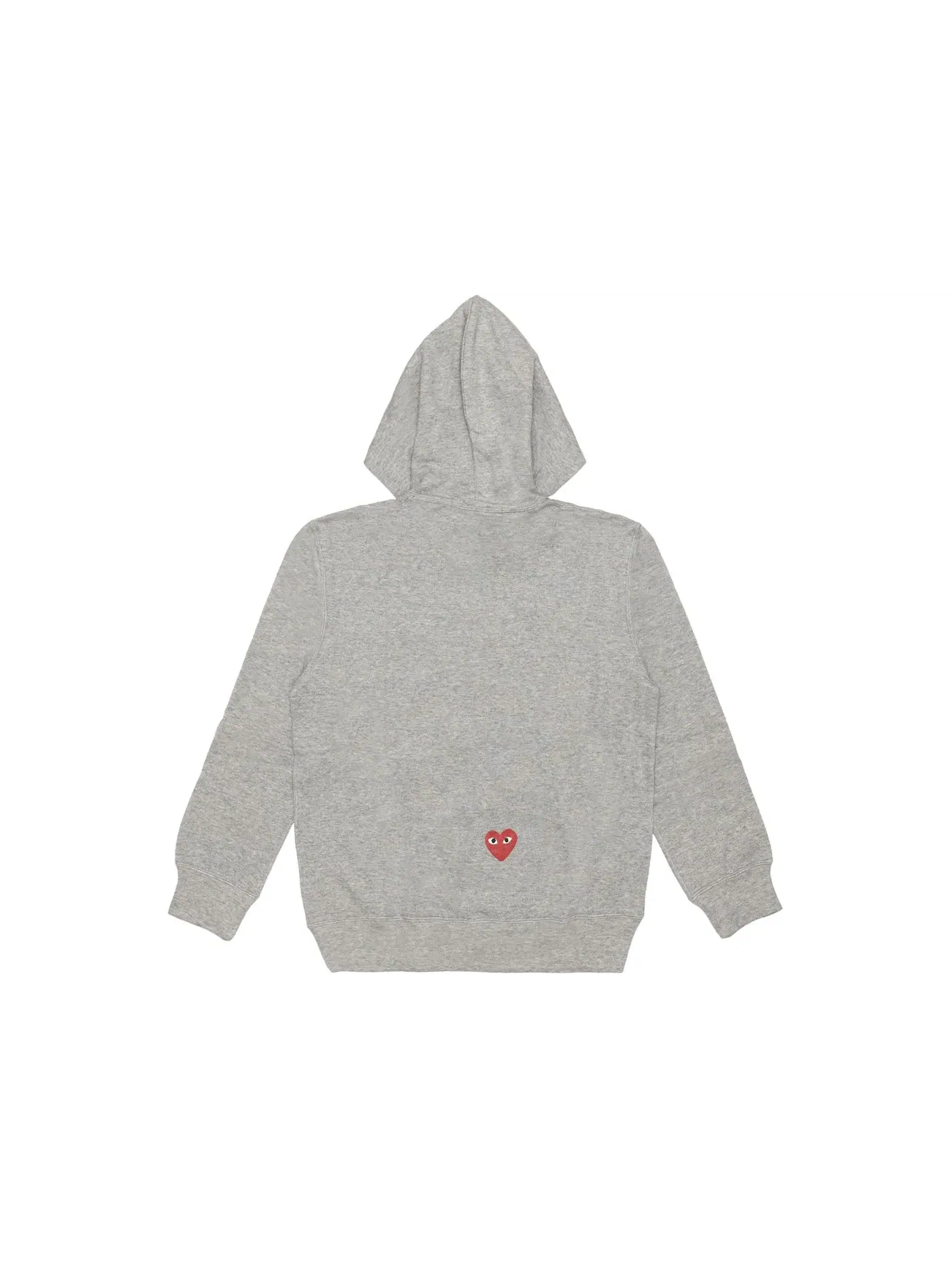 Мужское худи с логотипом CDG Play Nike Comme des Garcons PLAY — изображение 2 из 2, серый