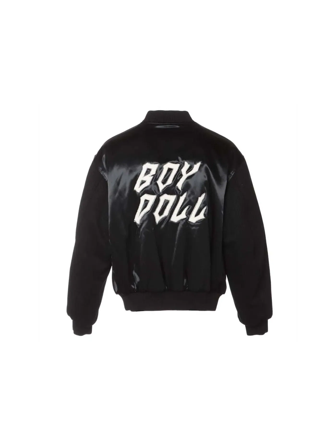 Мужская куртка с сатиновым покрытием Jacket In Satin-Finish Nylon Celine — изображение 1 из 2, черный