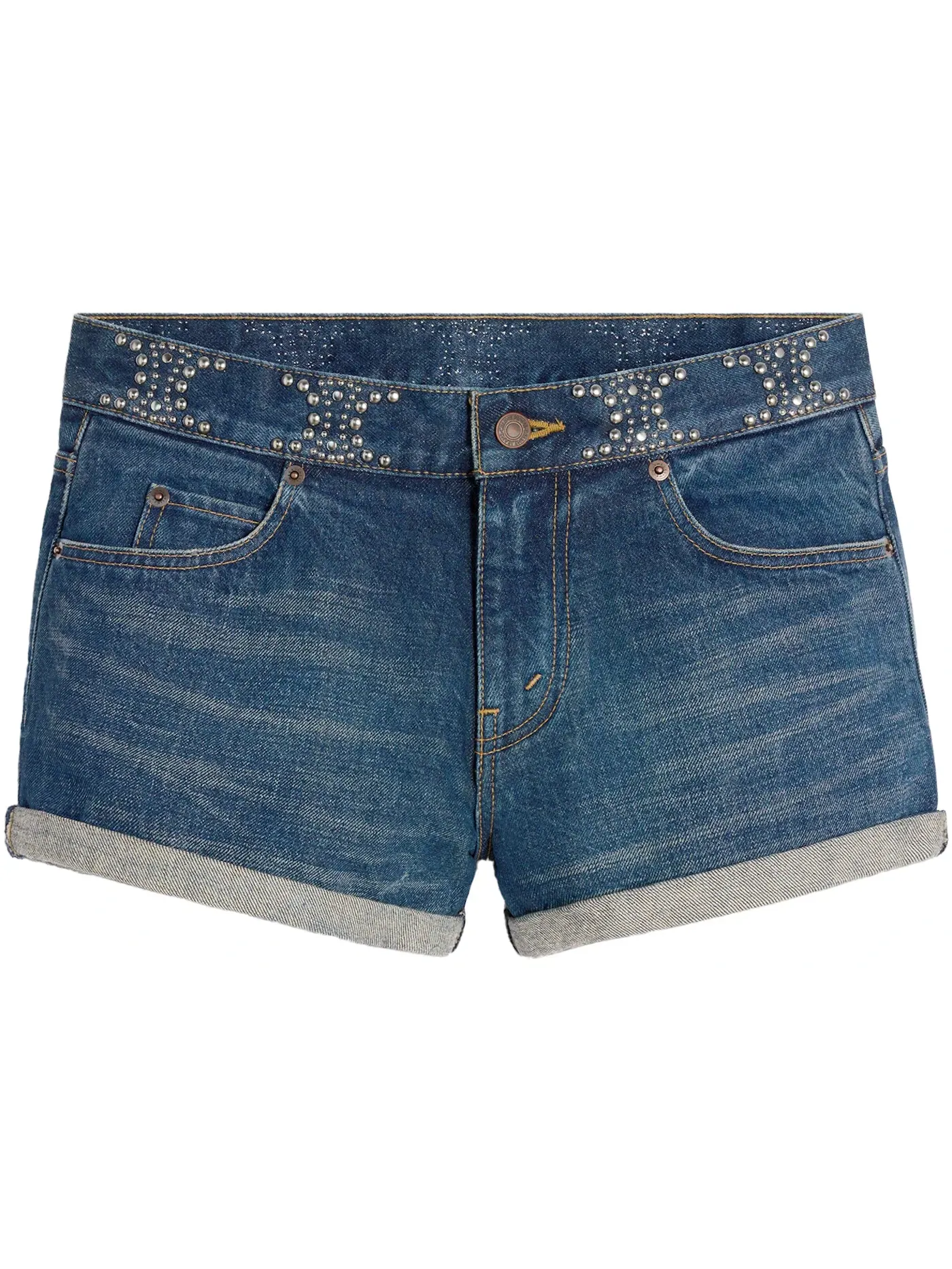 Женские шорты джинсовые Celine Shorts, Clean Dark Union Wash — изображение 1 из 3