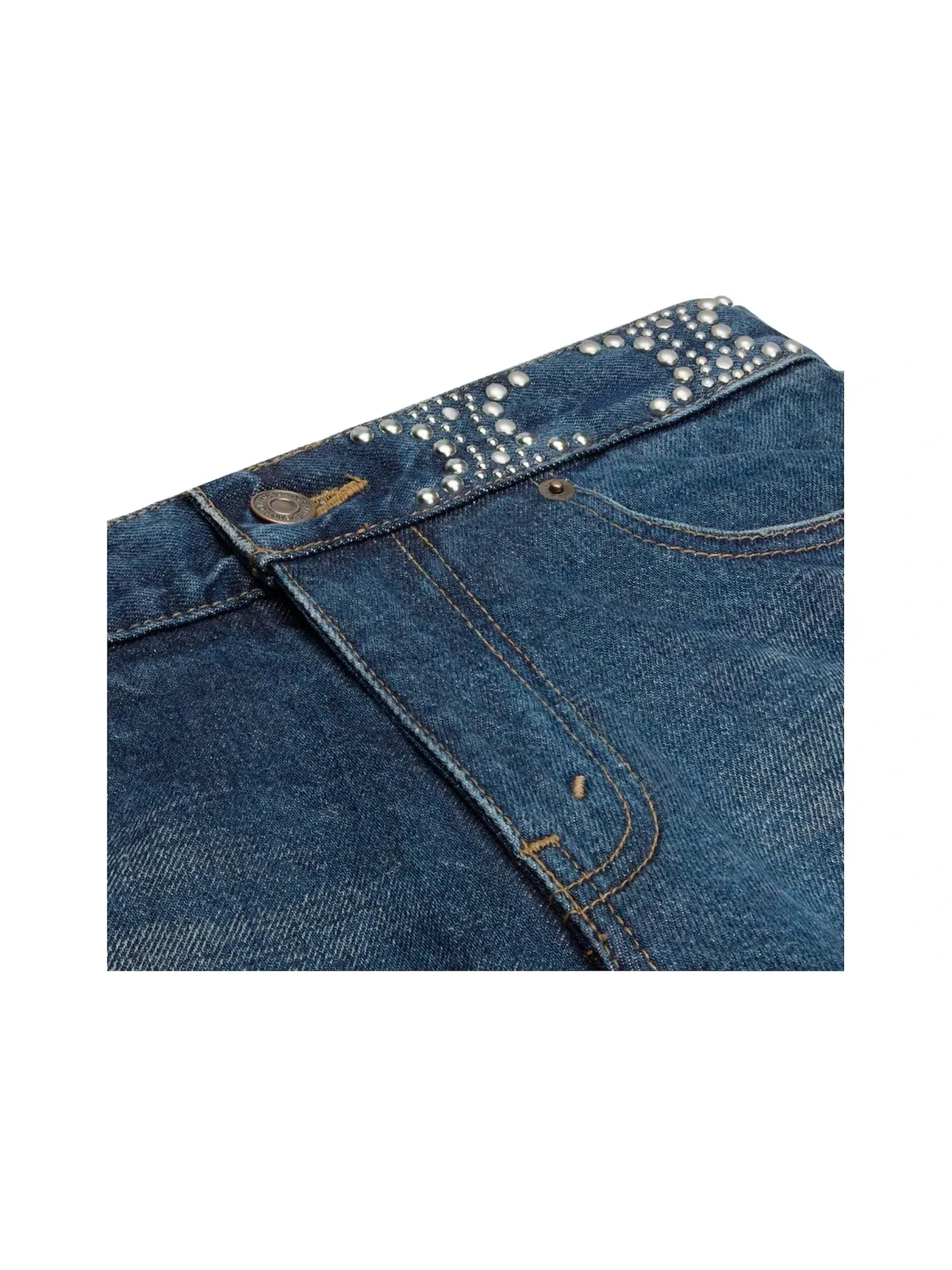 Женские шорты джинсовые Celine Shorts, Clean Dark Union Wash — изображение 2 из 3
