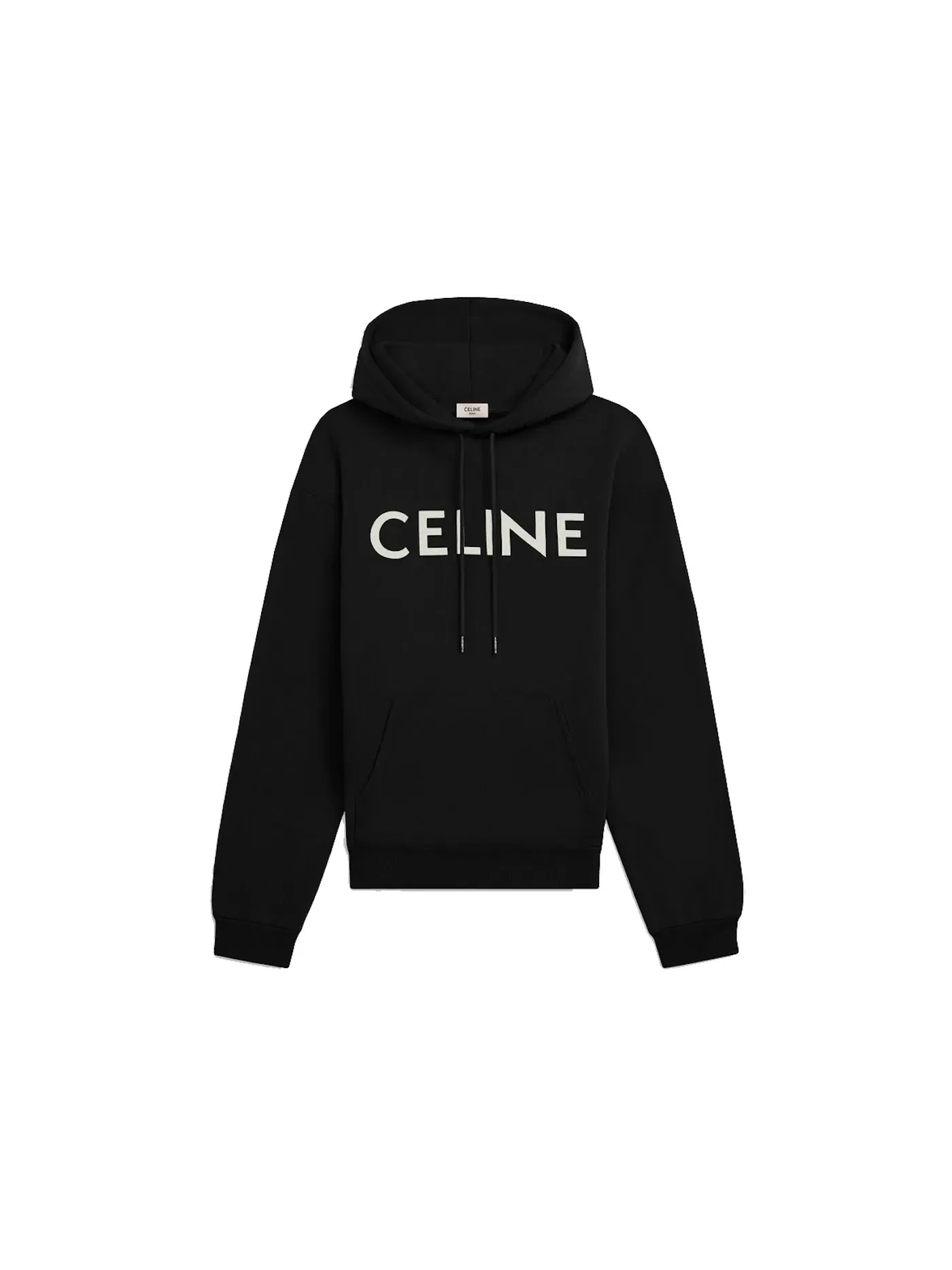 Мужской свитшот свободного кроя Celine — изображение 1 из 1, черный/белый