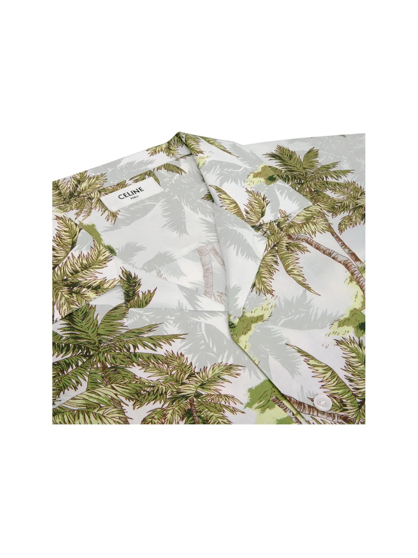 Мужская рубашка с принтом Celine Shirt, Ombre/Palm Tree Print — изображение 3 из 3