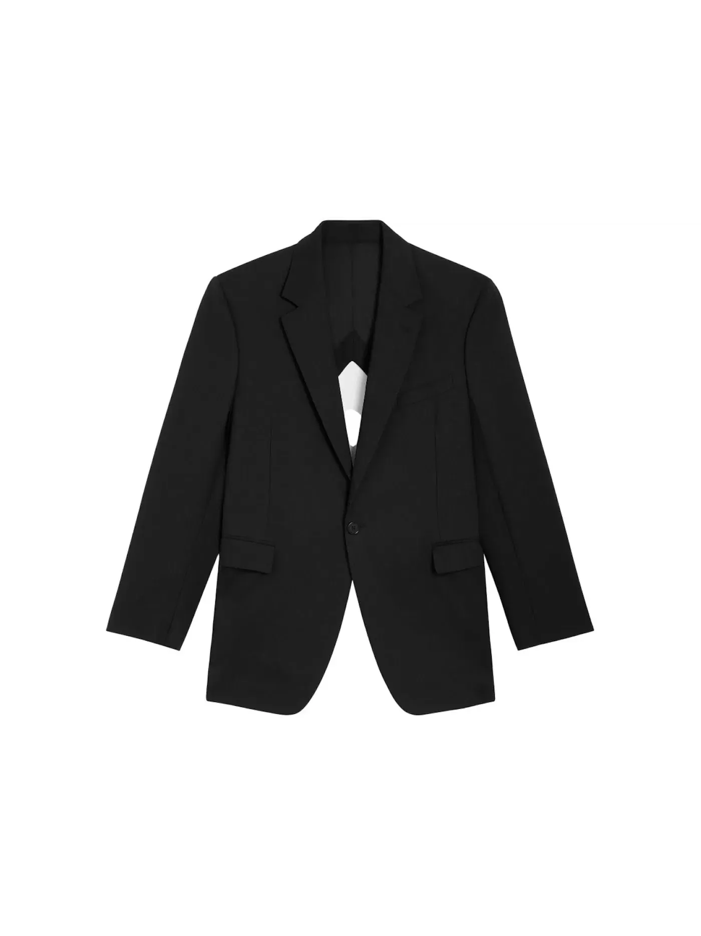 Мужской блейзер Grain De Poudre Wool Boxy Celine — изображение 1 из 3, черный