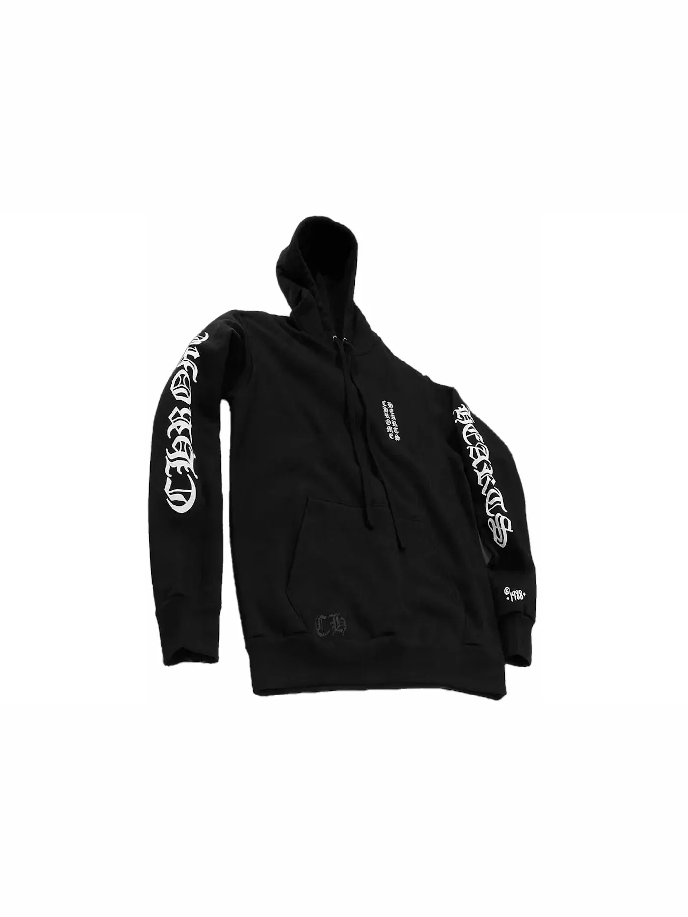 Мужской худи с принтом Chrome Hearts 1988 — изображение 1 из 1, черный
