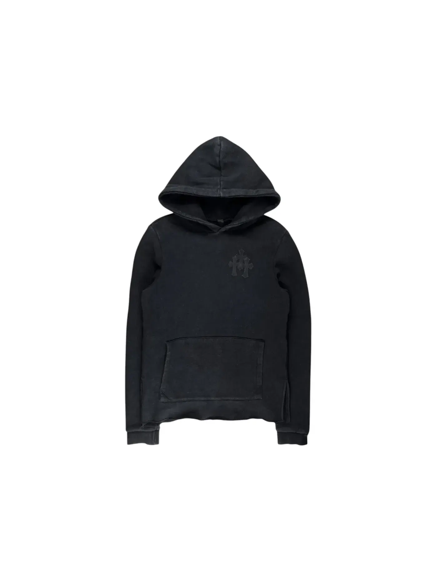 Мужская худи с принтом Chrome Hearts — изображение 1 из 2, черный