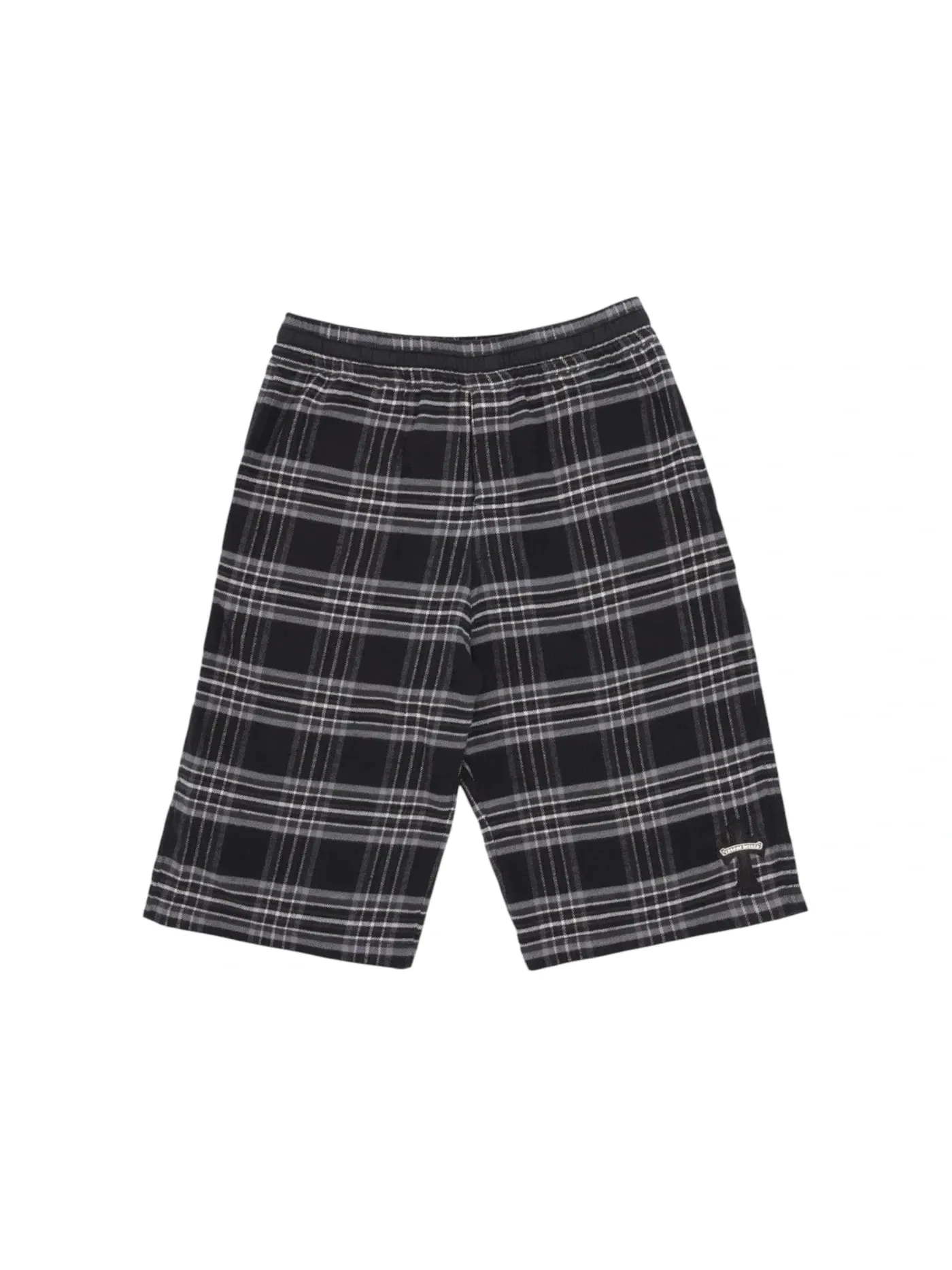 Мужские шорты с принтом After School Cross Patch Flannel Chrome Hearts — изображение 1 из 2, серый