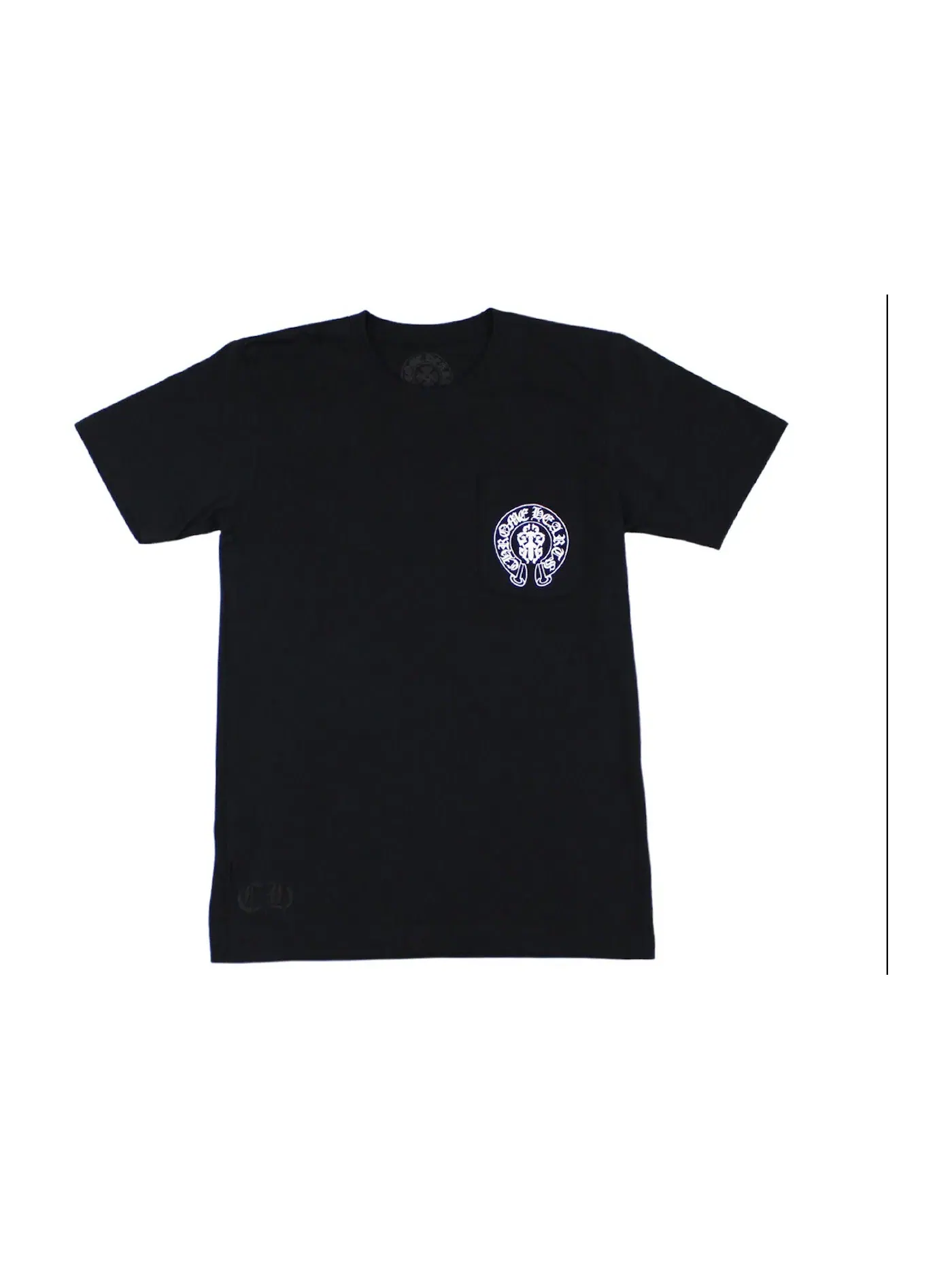 Мужская футболка с принтом T-shirt Chrome Hearts — изображение 2 из 2, черный