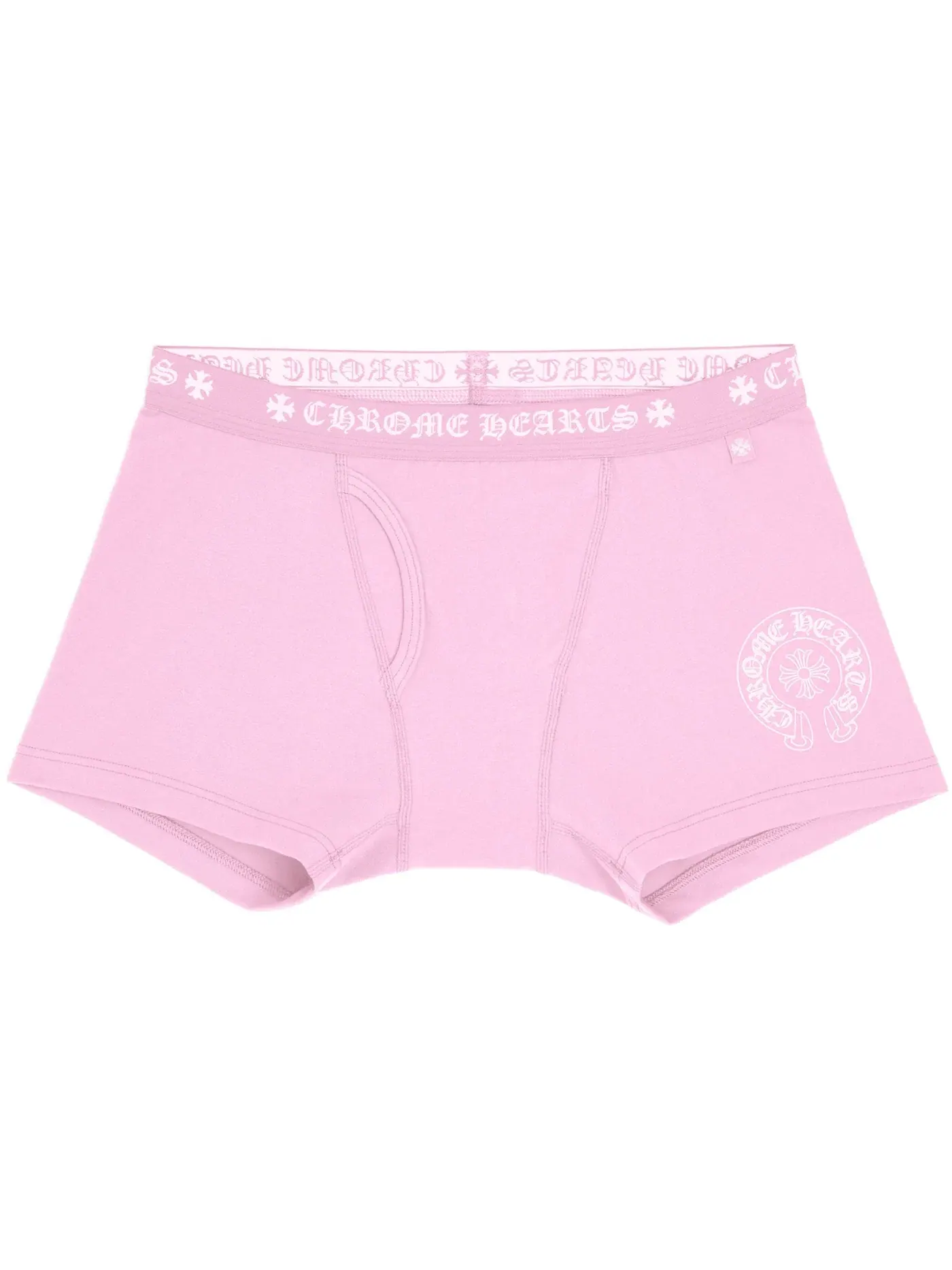 Детские шорты с принтом Shorts Chrome Hearts — изображение 1 из 1, розовый