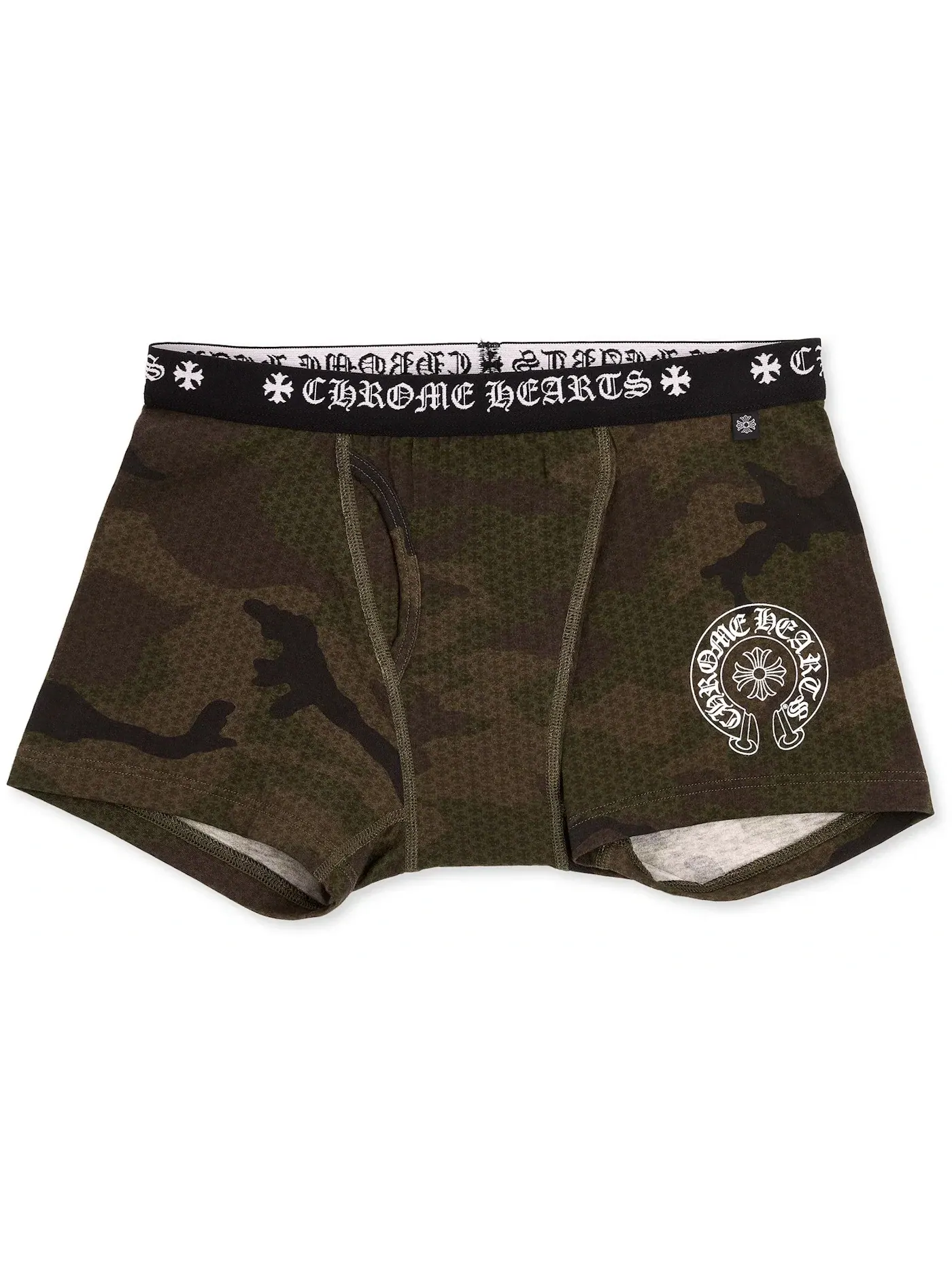 Унисекс шорты с камуфляжным принтом Chrome Hearts — изображение 1 из 1