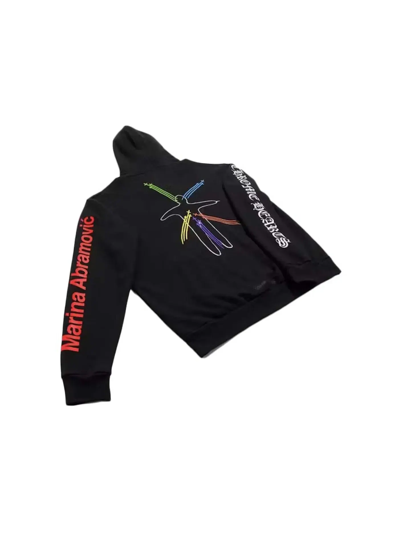 Мужской худи Chrome Hearts CH + ABRAMOVIC Hoodie — изображение 1 из 1, черный