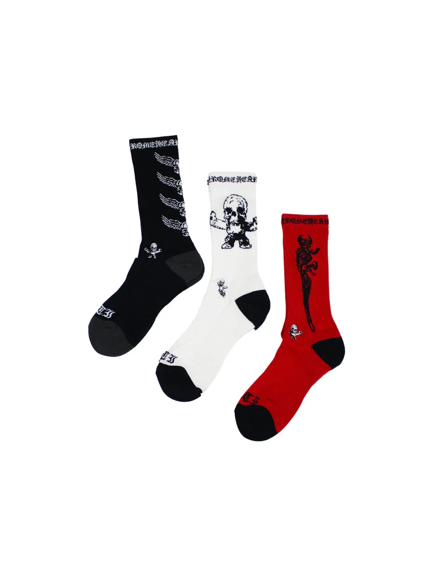 Детские носки набор Chrome Hearts Socks (3 Pack) — изображение 1 из 2, мульти