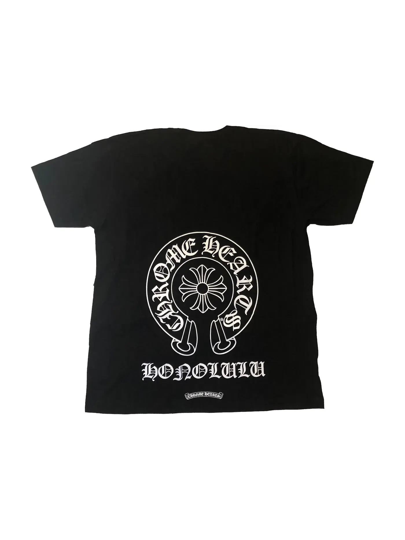 Мужская футболка с принтом Honolulu Exclusive Chrome Hearts — изображение 1 из 2, черный