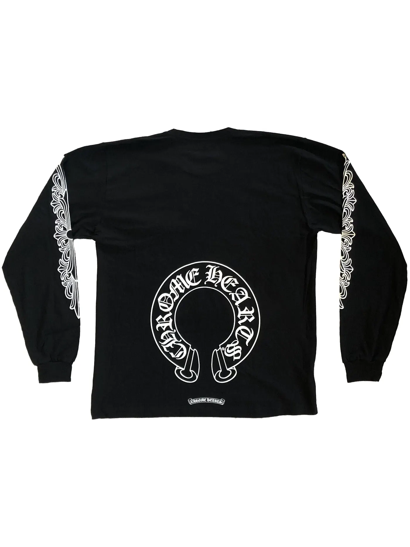 Мужская футболка с длинным рукавом с принтом L/S T-shirt Chrome Hearts — изображение 1 из 2, черный