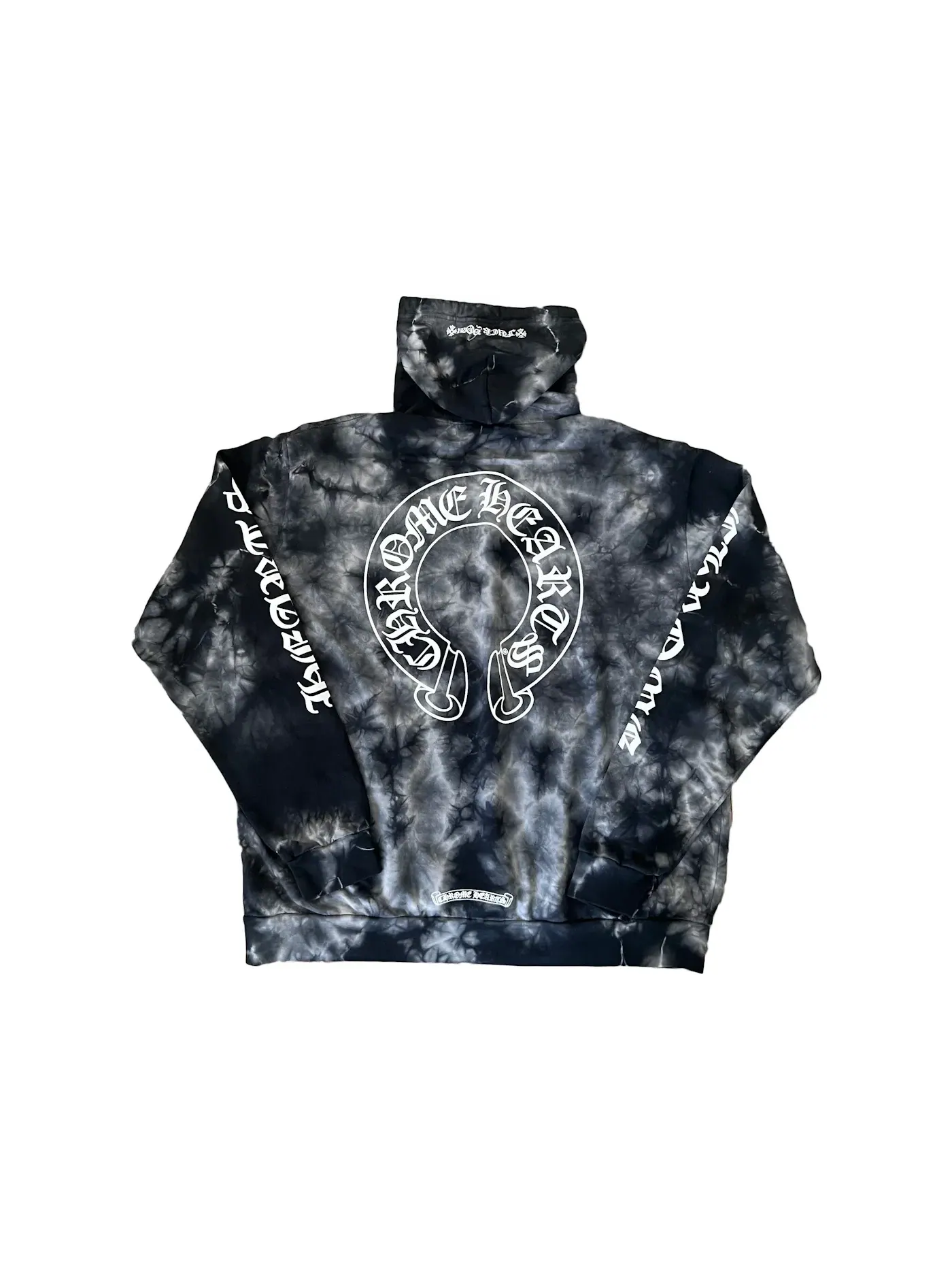 Мужская худи с принтом Chrome Hearts Hoodie — изображение 1 из 2, черный