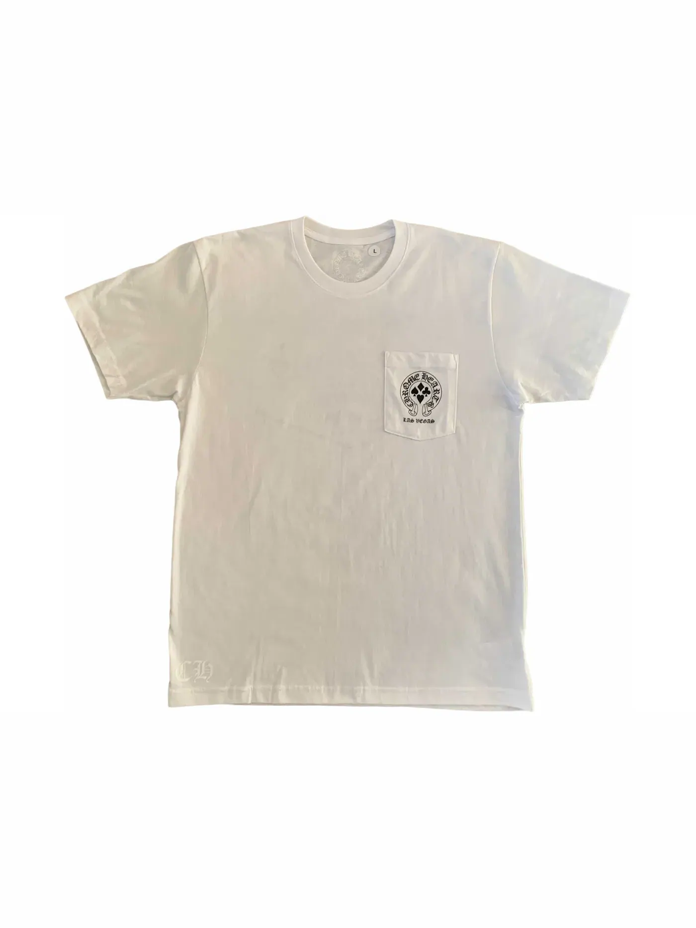 Мужская футболка с принтом T-shirt Chrome Hearts — изображение 2 из 2, белый