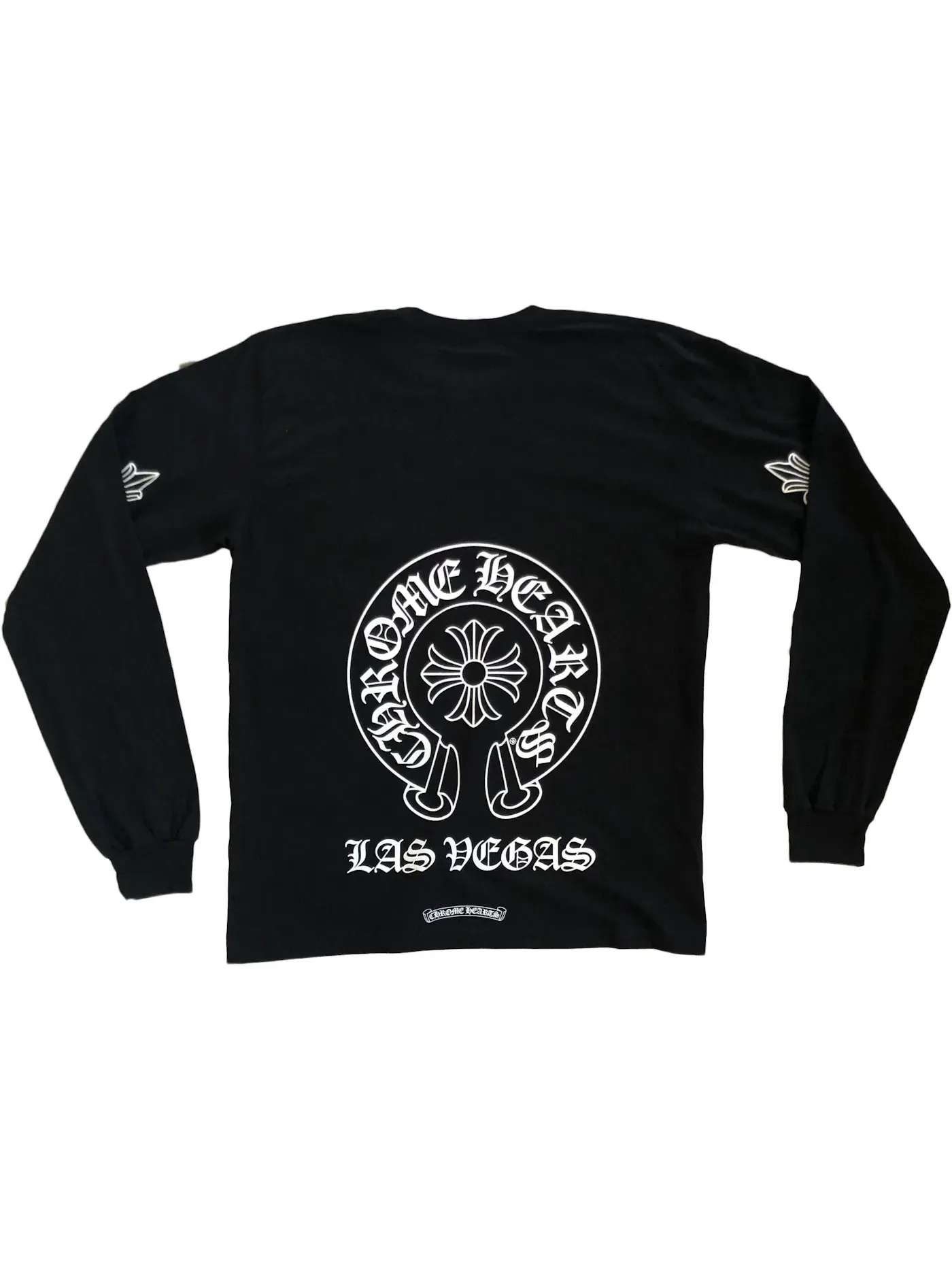 Мужская футболка с длинным рукавом с принтом L/S T-shirt Chrome Hearts — изображение 1 из 2, черный