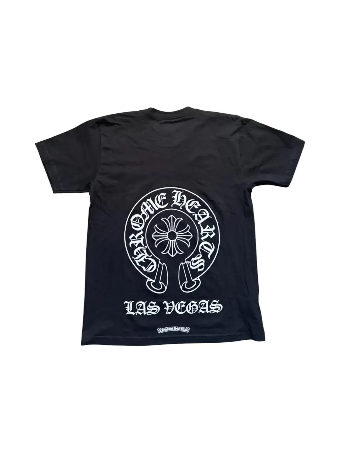 Мужская футболка с принтом Las Vegas Horseshoe Chrome Hearts — изображение 1 из 2, черный