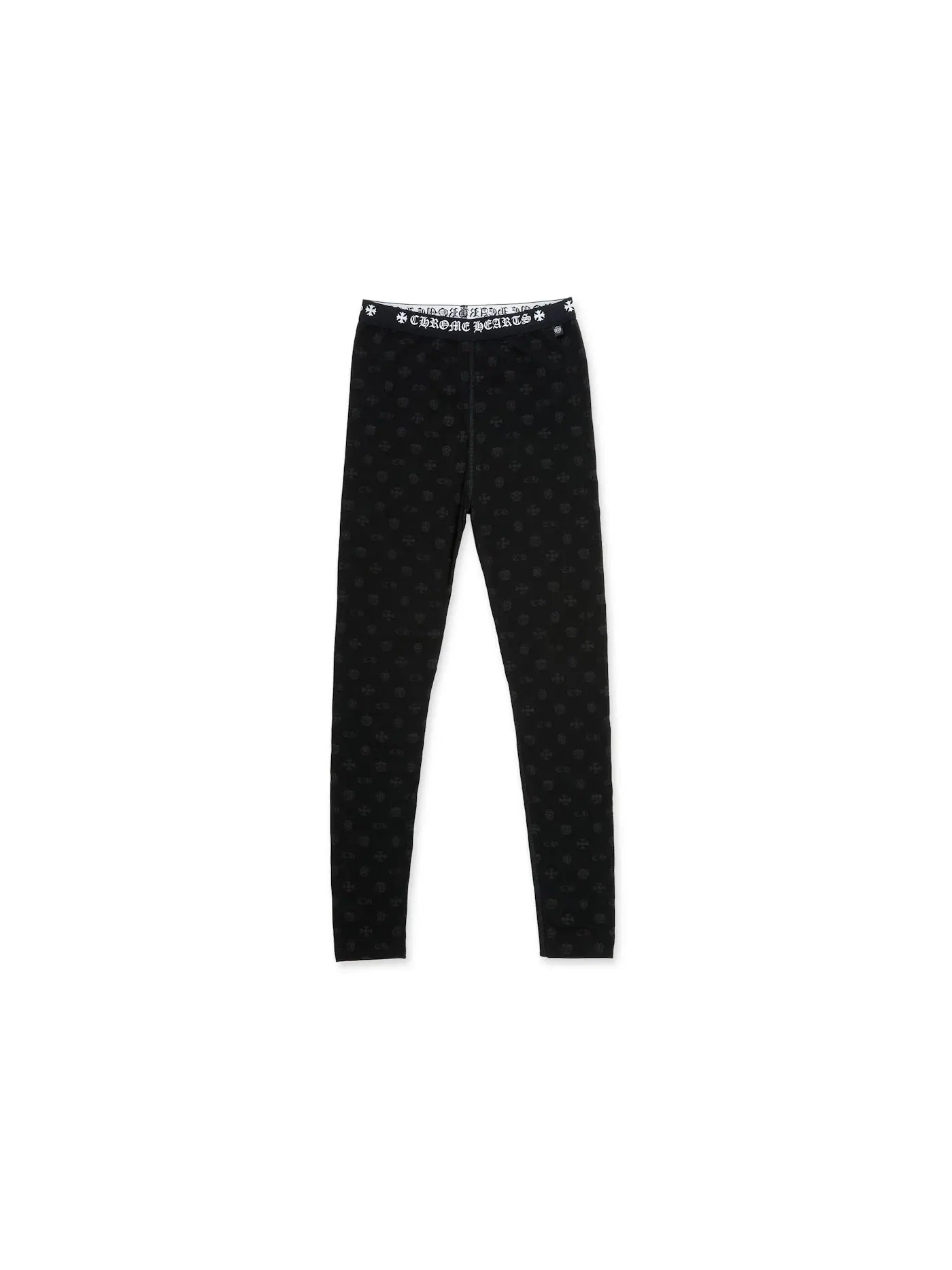 Женские леггинсы с принтом Leggings Chrome Hearts — изображение 1 из 2, черный/серый