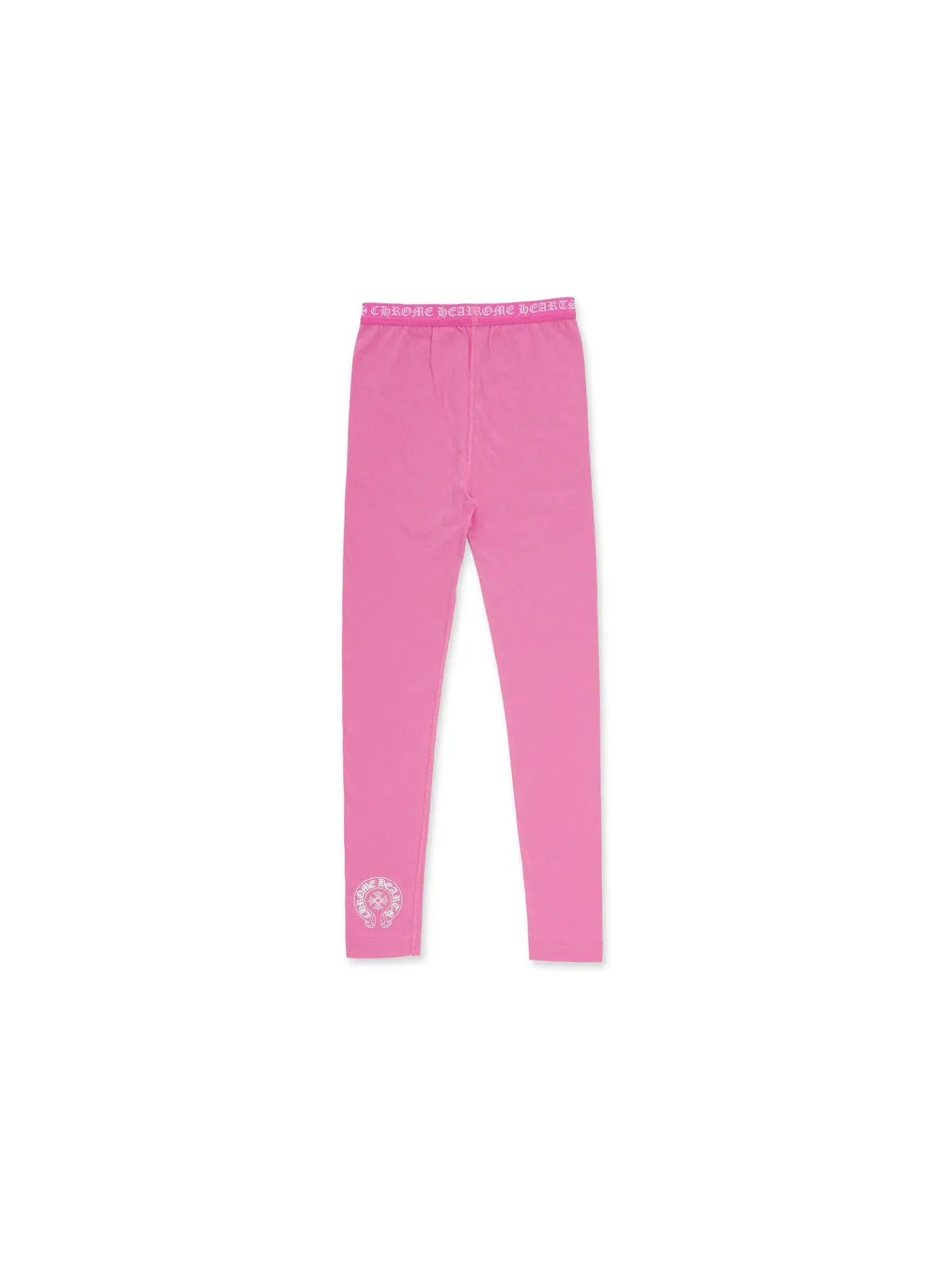 Женские леггинсы розовые Chrome Hearts Leggings Pink — изображение 2 из 2