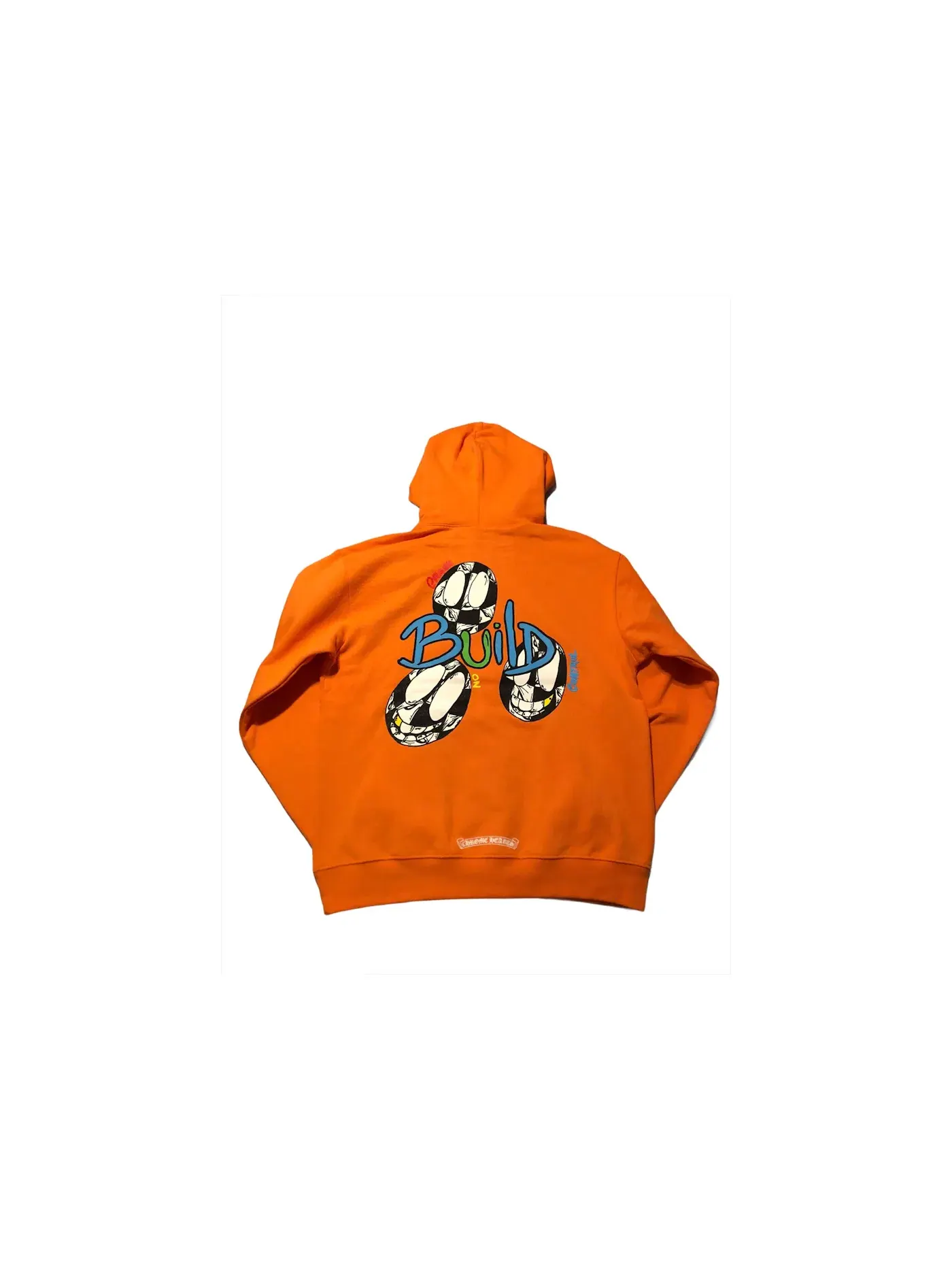 Мужская худи с принтом Chrome Hearts Matty Boy Link & Build — изображение 1 из 2, оранжевый