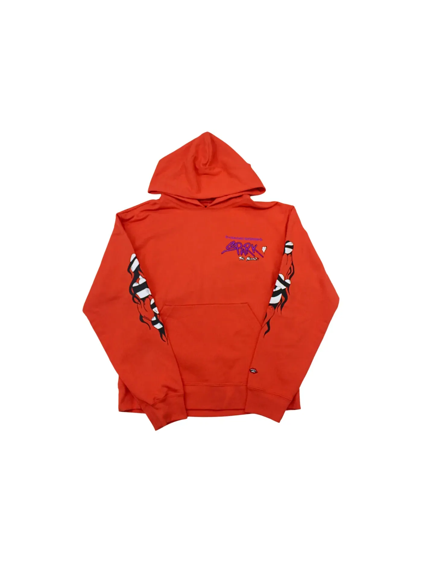Мужской худи с принтом Matty Boy Sadistic Lipstick Chrome Hearts — изображение 2 из 2, красный