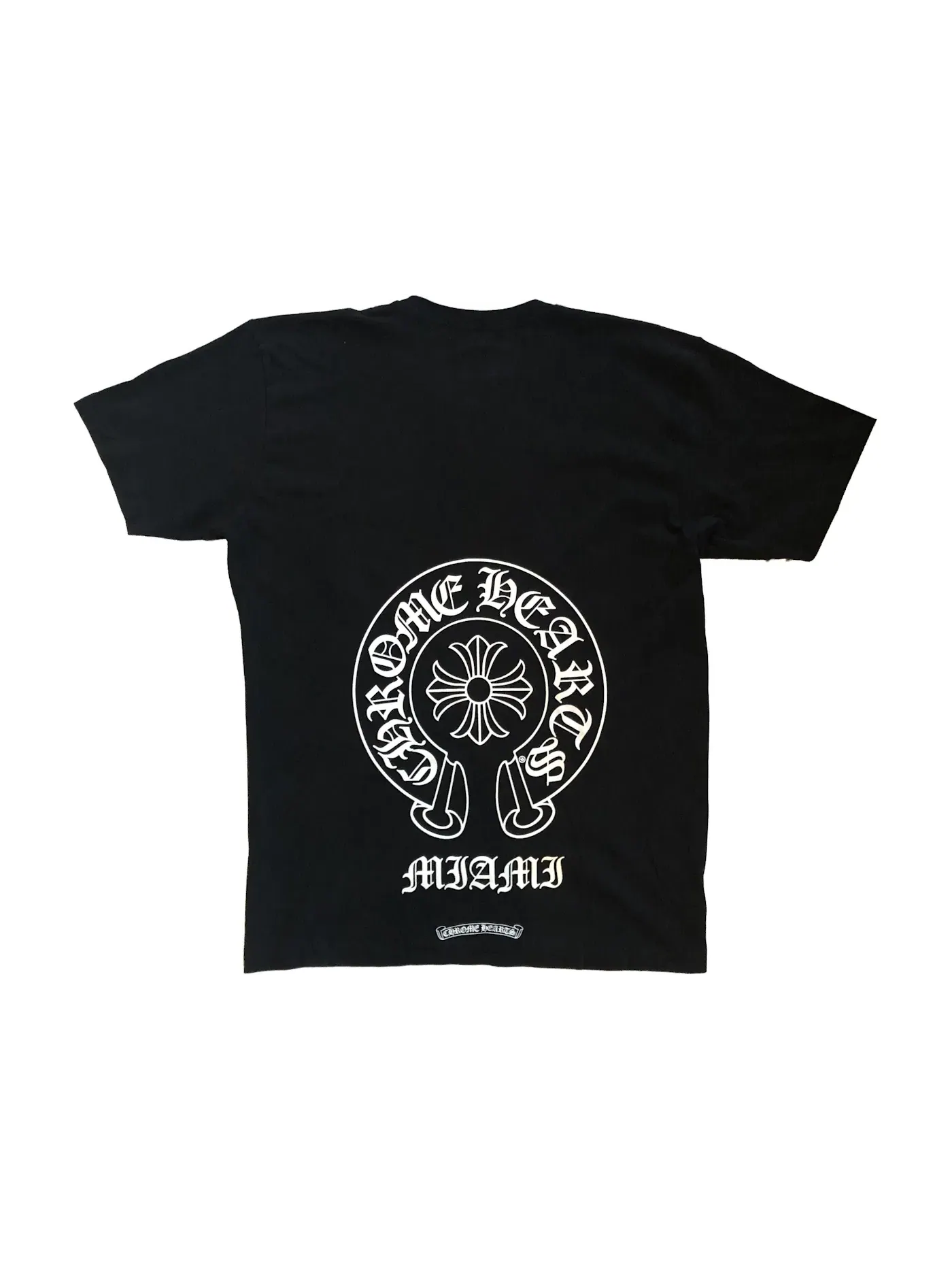 Мужская футболка с принтом Chrome Hearts T-shirt — изображение 1 из 2, черный