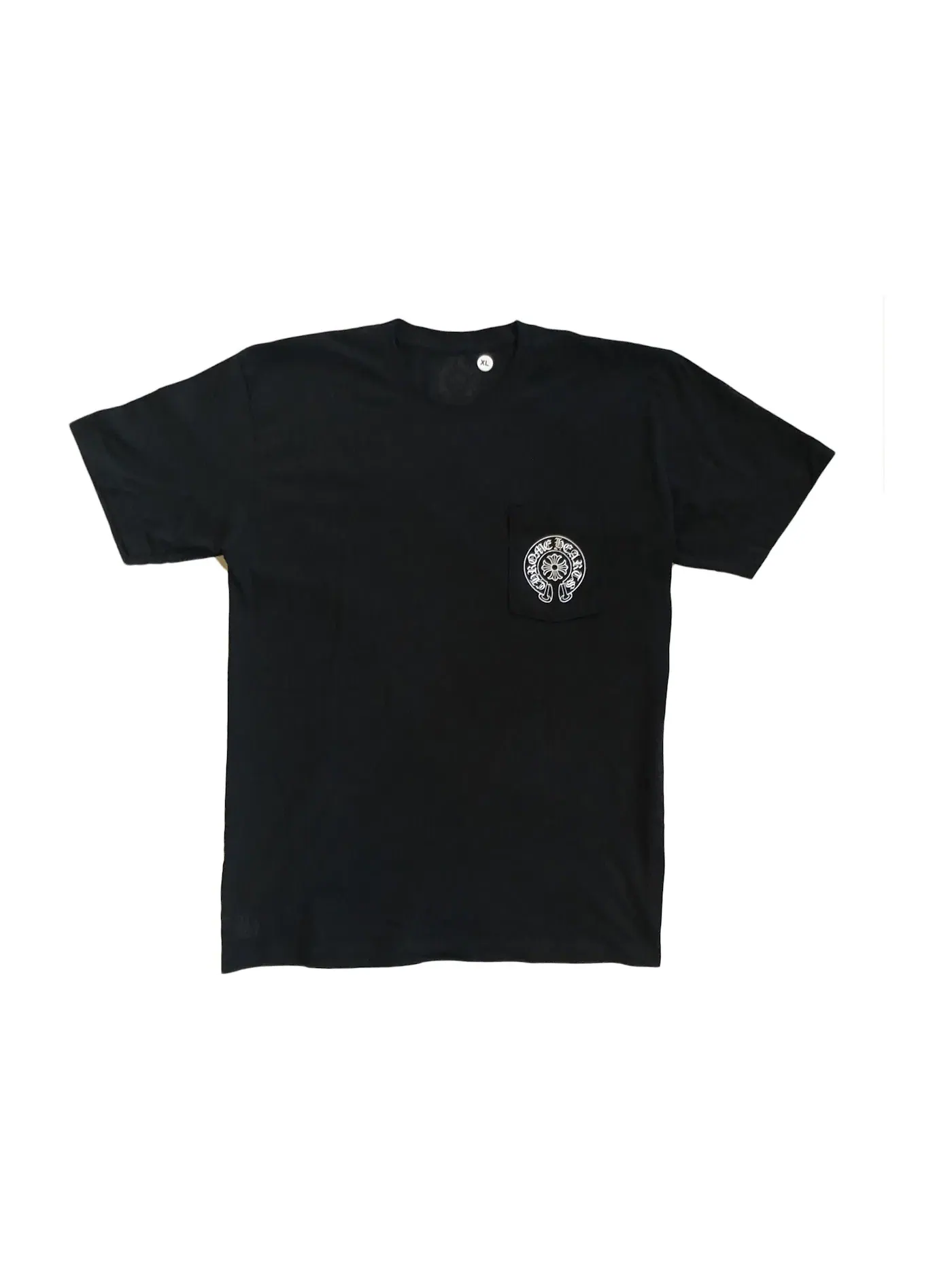 Мужская футболка с принтом Chrome Hearts T-shirt — изображение 2 из 2, черный