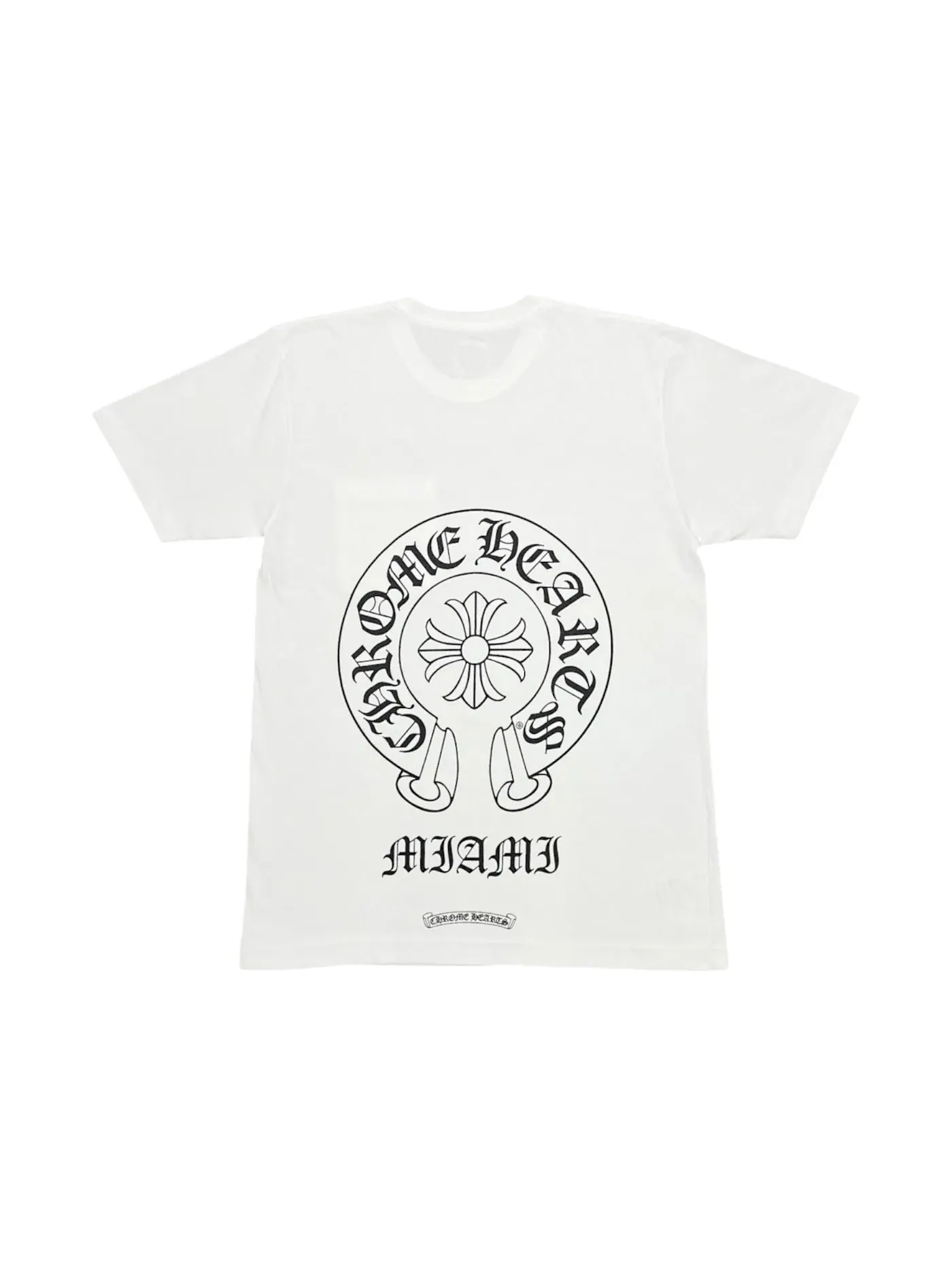 Мужская футболка с принтом Chrome Hearts T-shirt — изображение 1 из 2, белый