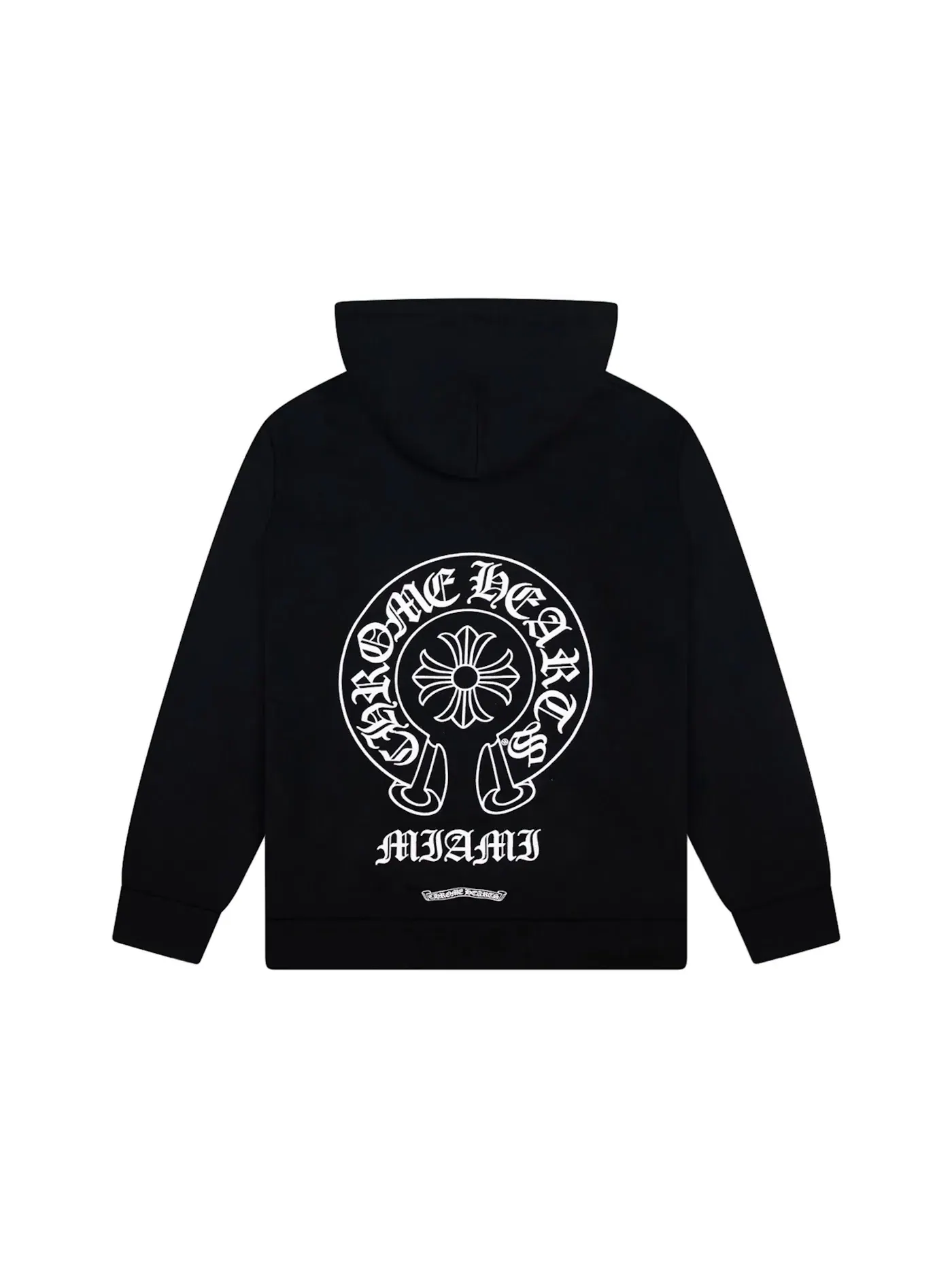 Мужская худи с молнией Miami Exclusive Chrome Hearts — изображение 1 из 2, черный