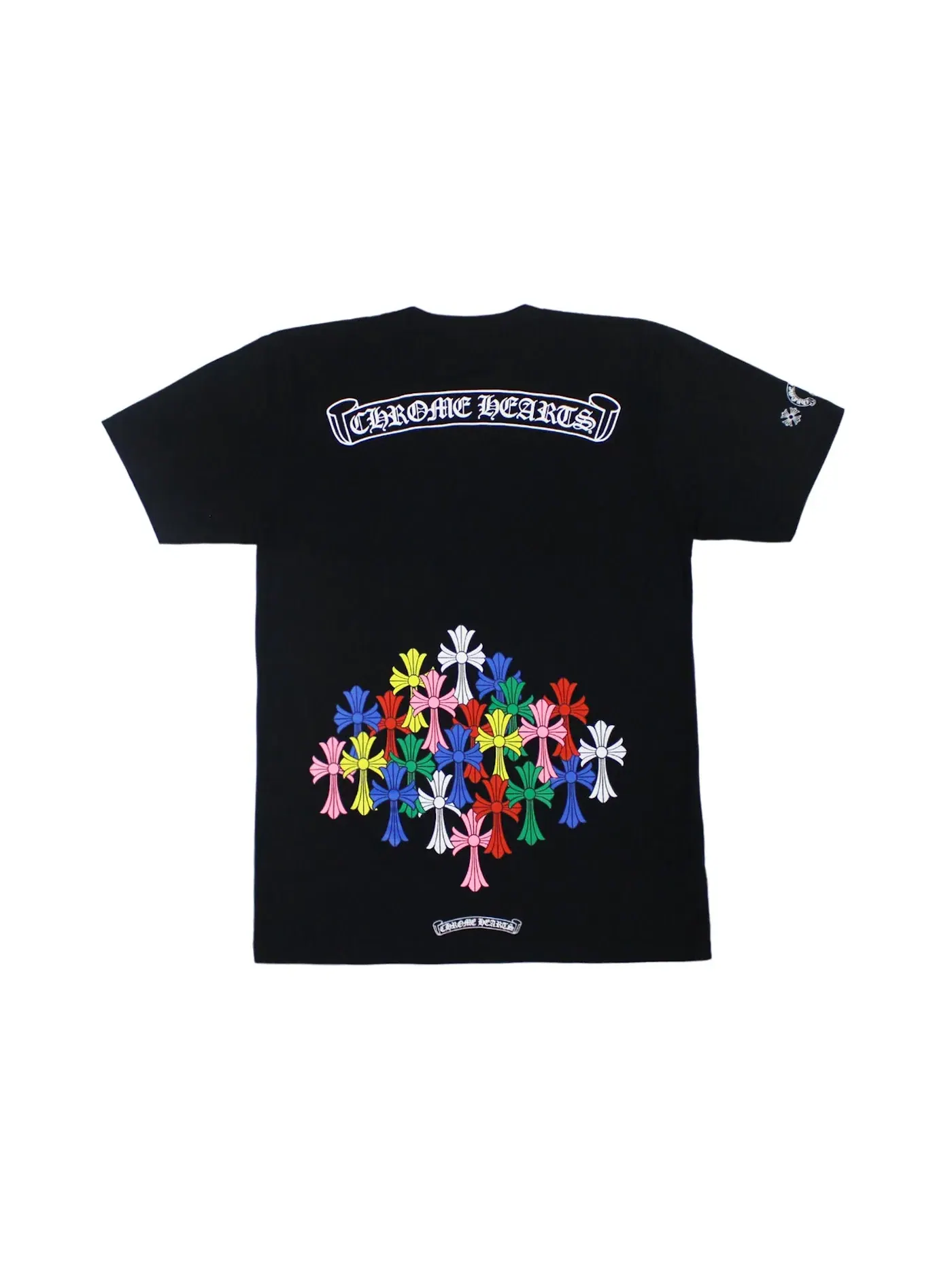 Мужская футболка с принтом Chrome Hearts T-shirt — изображение 1 из 2, черный