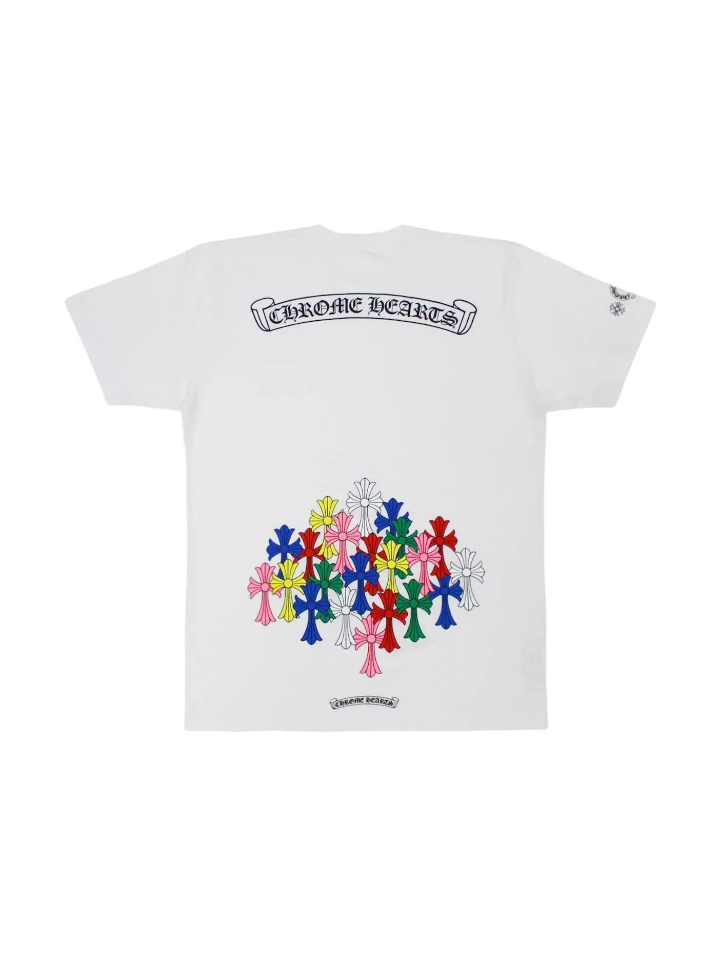Мужская футболка с принтом Chrome Hearts T-shirt — изображение 1 из 2, белый