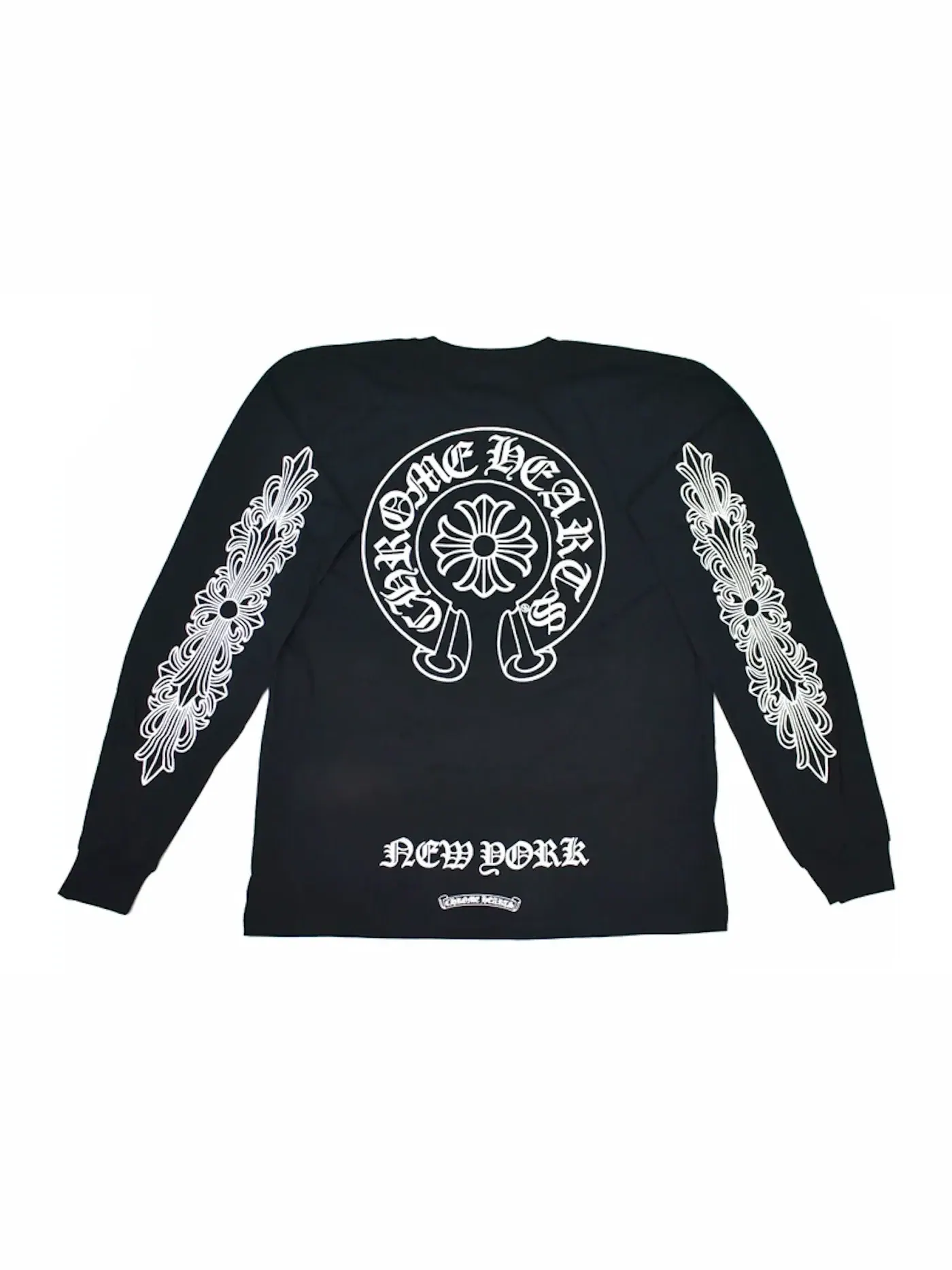 Мужская футболка с длинным рукавом Chrome Hearts New York Exclusive — изображение 1 из 1, черный