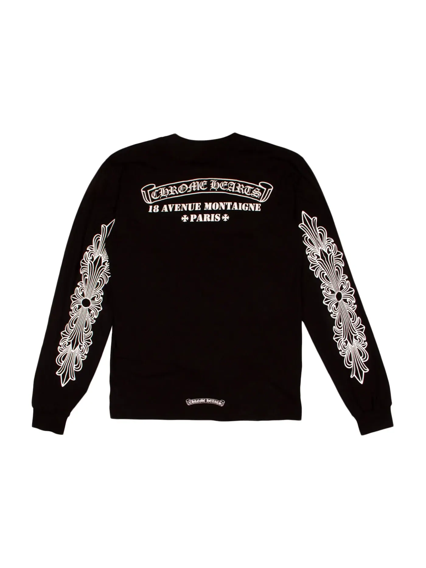 Мужская футболка с длинным рукавом Chrome Hearts L/S T-shirt — изображение 1 из 2, черный
