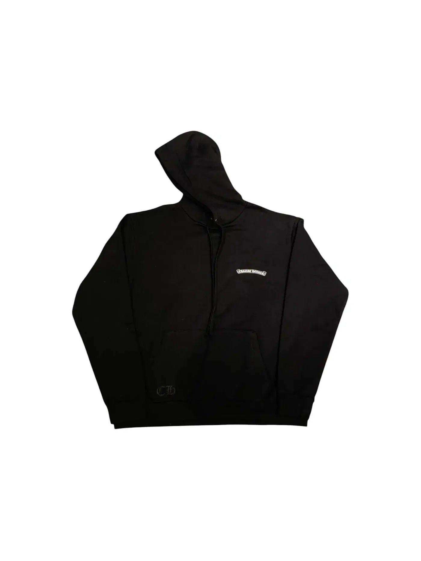 Мужская худи с принтом Anchor Hoodie Chrome Hearts — изображение 2 из 2, черный/синий