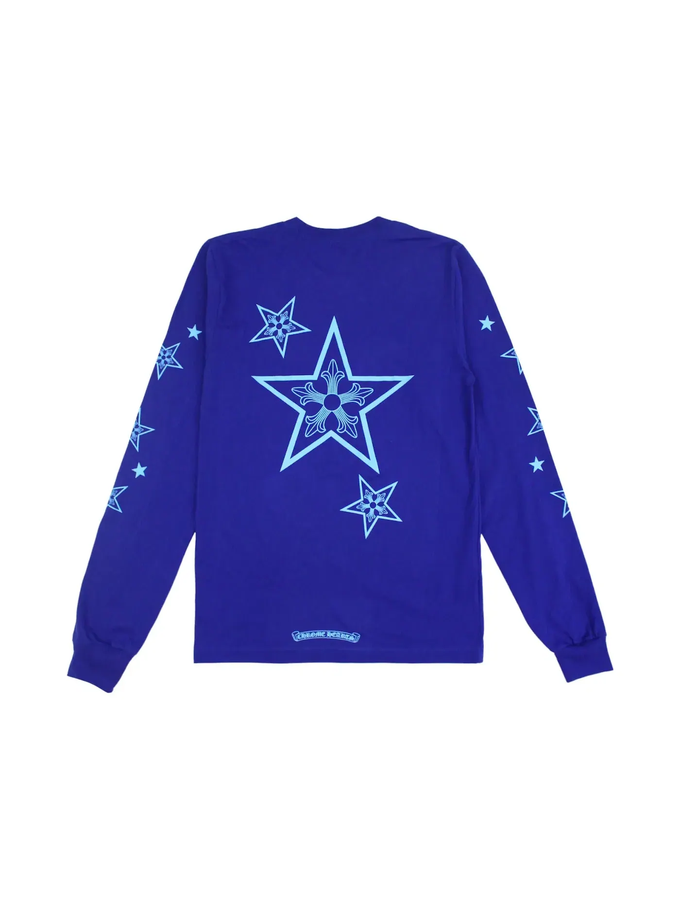 Мужская футболка с длинным рукавом Chrome Hearts Star — изображение 1 из 2, синий