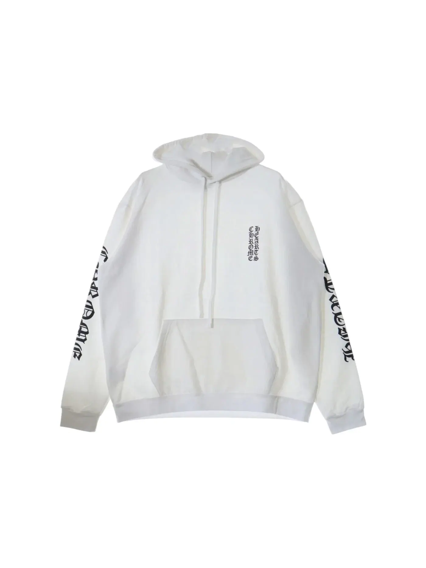 Мужской худи с принтом Vertical Logo Chrome Hearts — изображение 1 из 2, белый