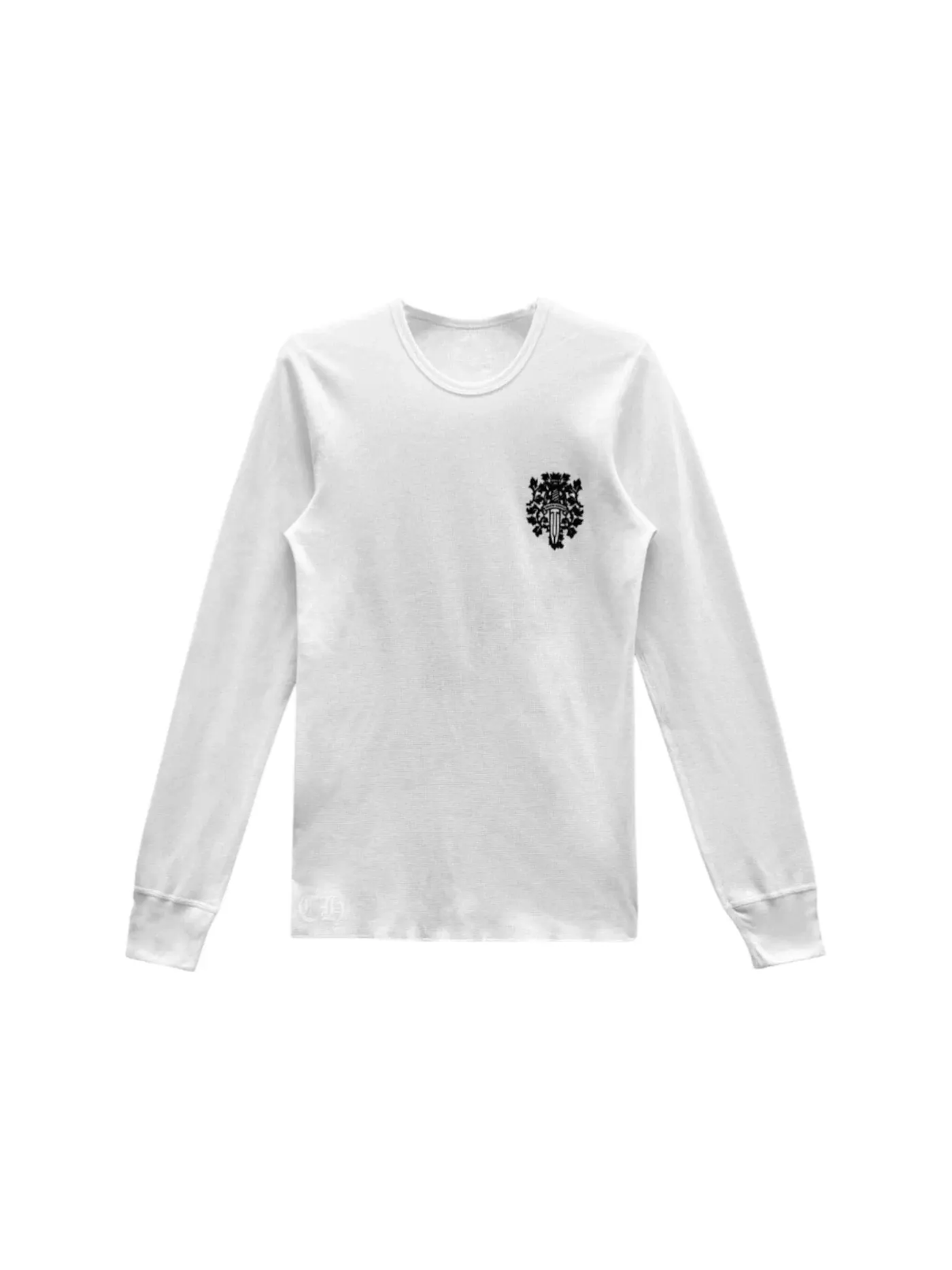 Мужская футболка с длинным рукавом Thermal Chrome Hearts — изображение 1 из 2, белый