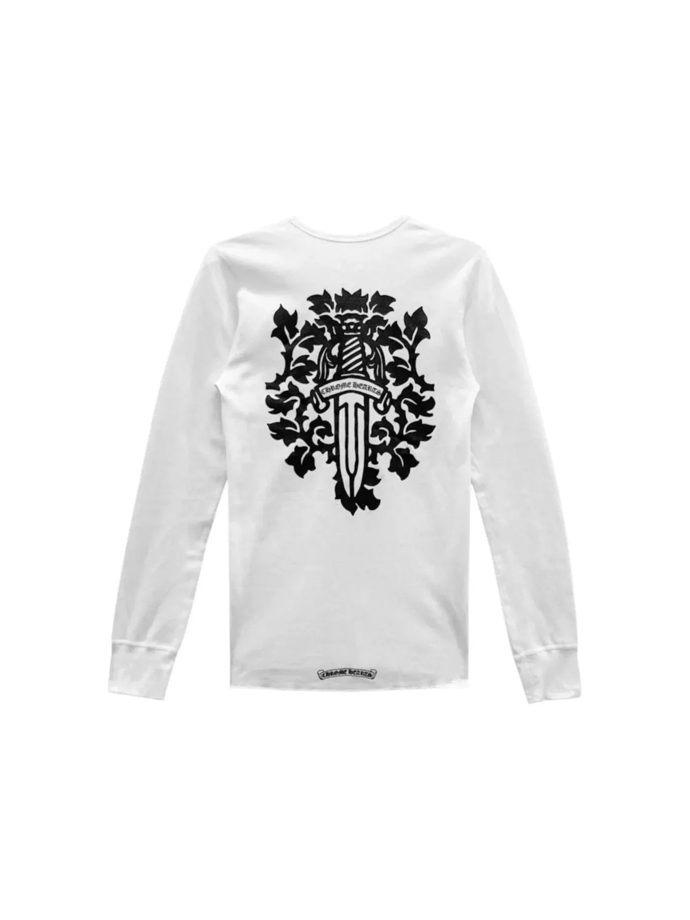 Мужская футболка с длинным рукавом Thermal Chrome Hearts — изображение 2 из 2, белый