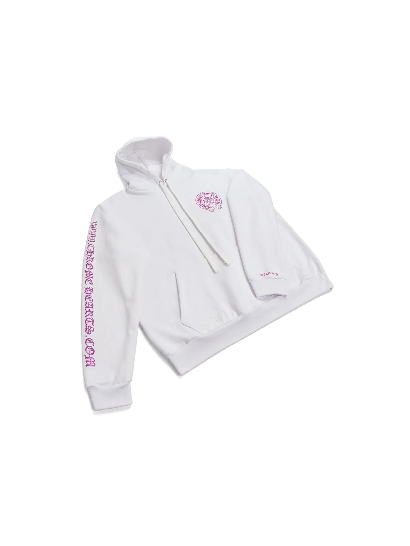 Мужской худи с принтом Chrome Hearts — изображение 1 из 2, фиолетовый