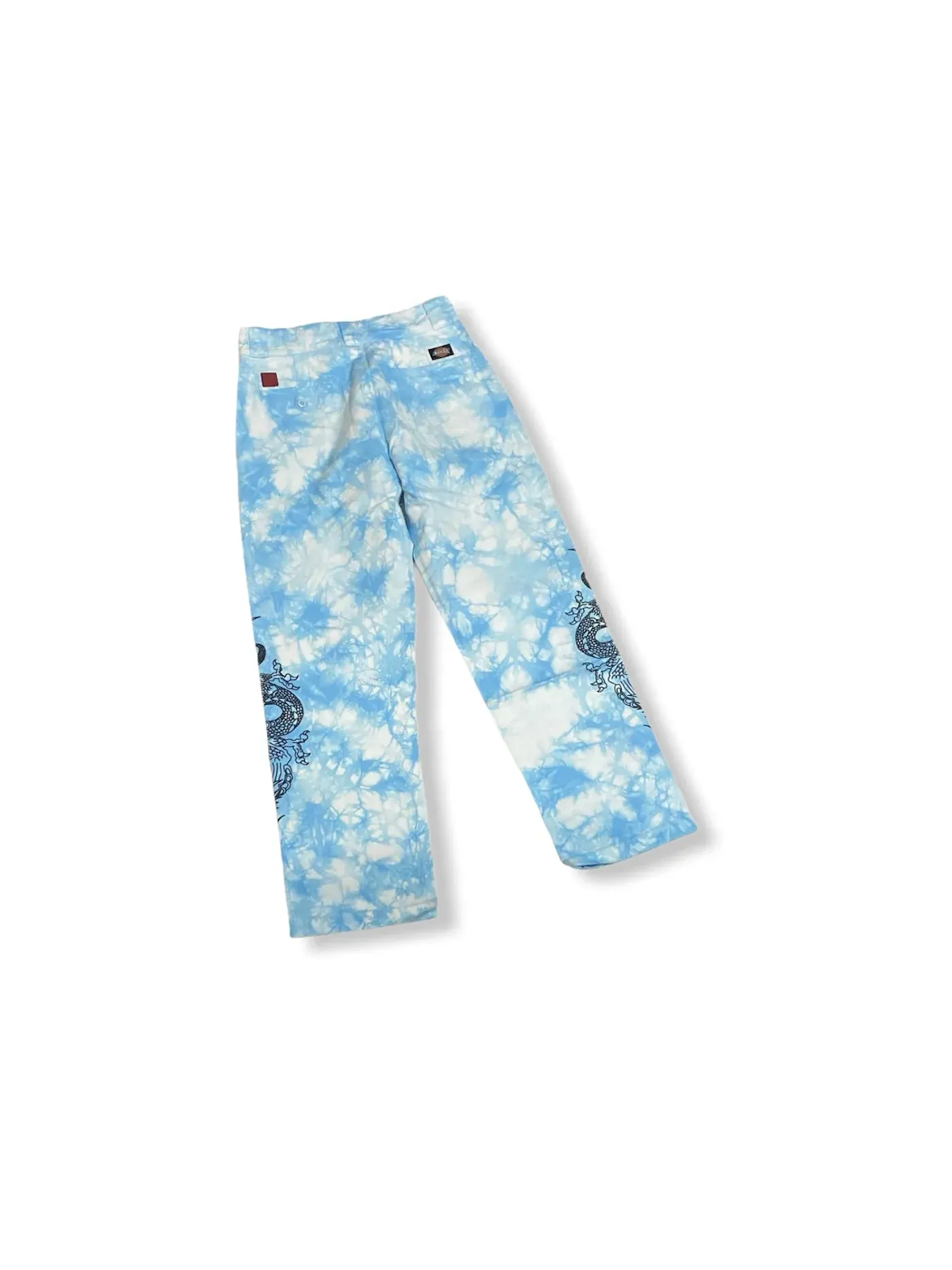 Мужские брюки с принтом Dragon Tie Dye Chino CLOT — изображение 2 из 2, синий